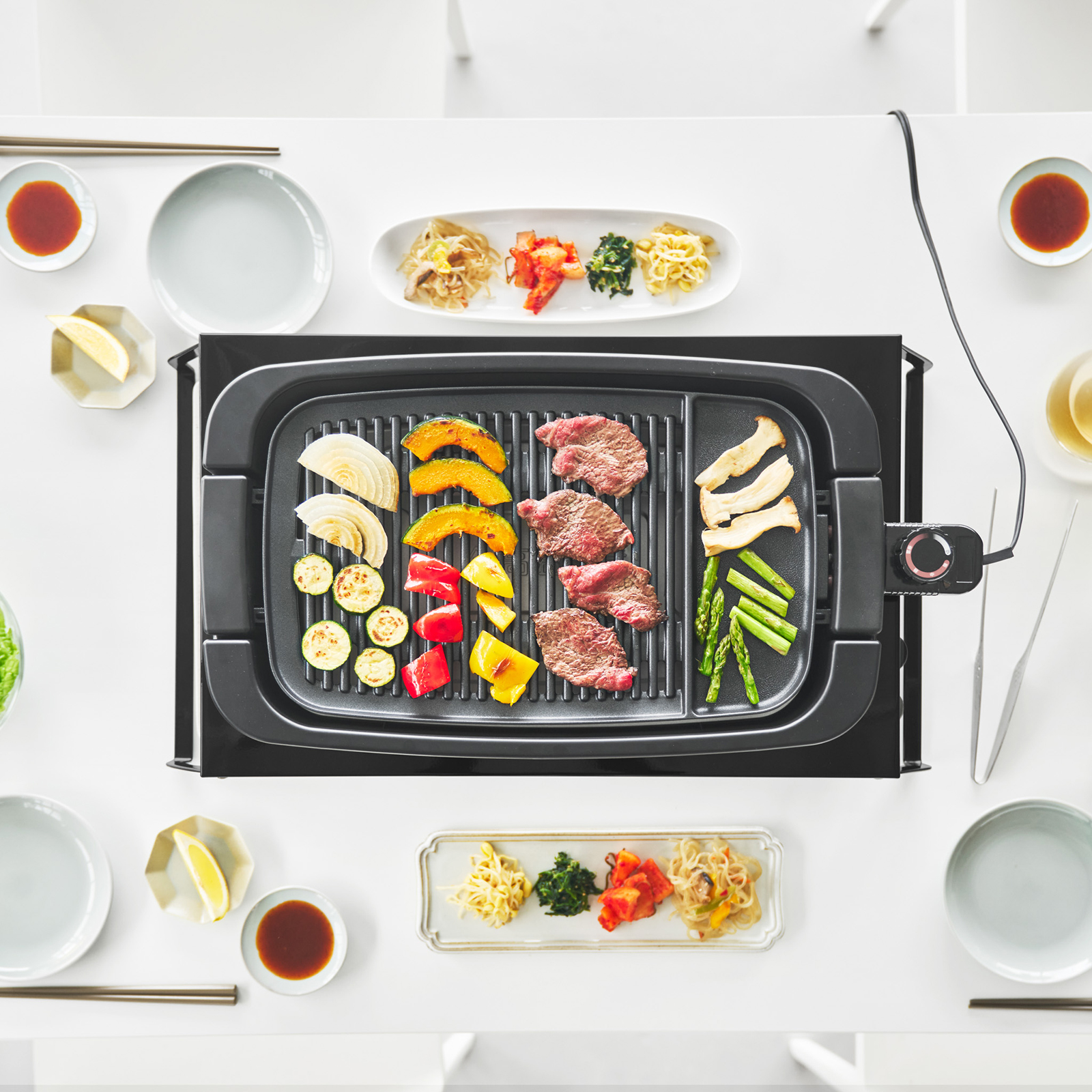 Klappbarer Tisch-Grillständer TOWER schwarz