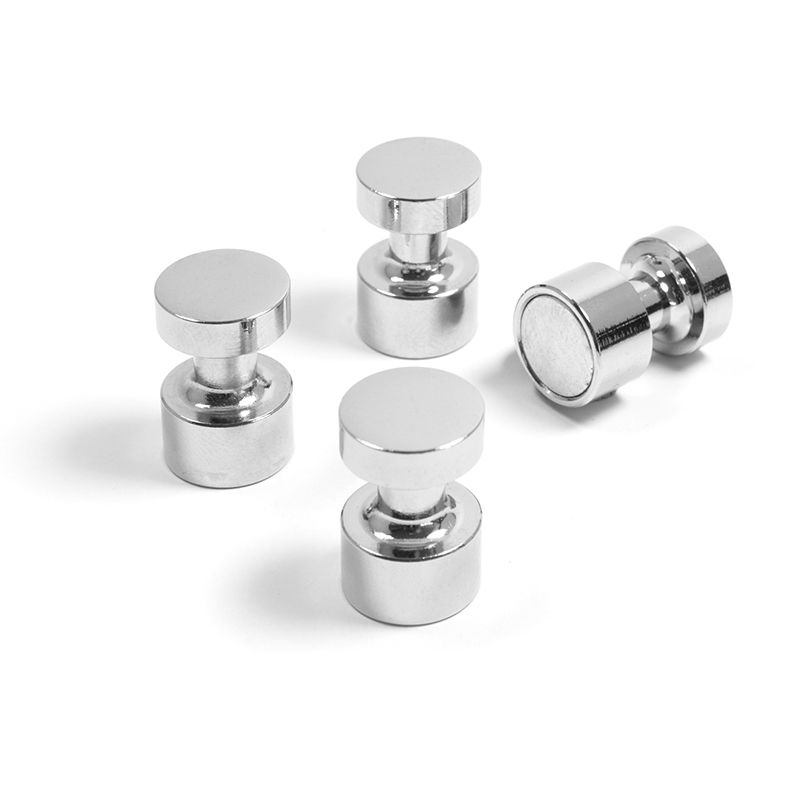 Superstrong Magnets HOLD-IT set of 4  silver 