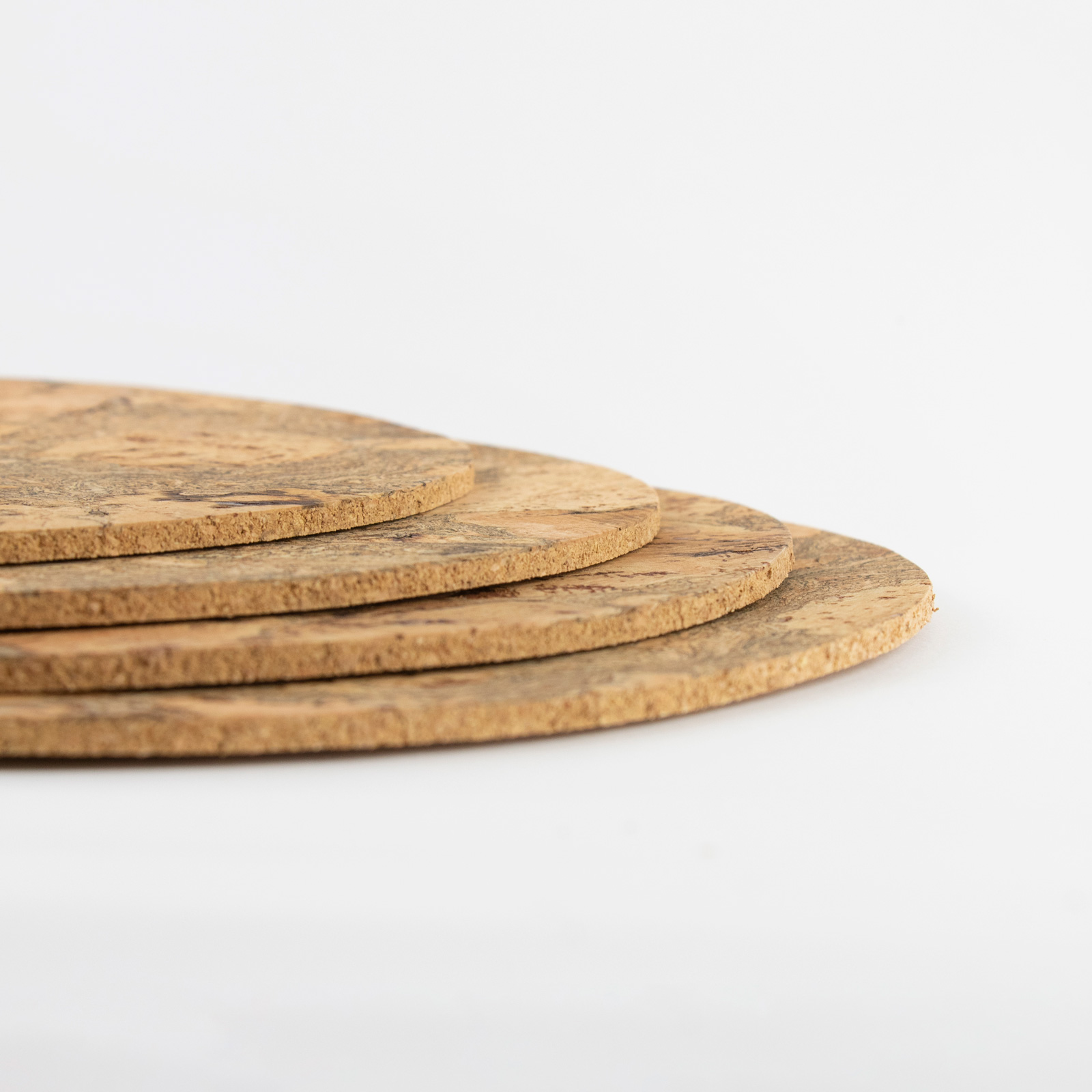 Tischset NATURAL CORK ROUND 4er Set, Ø30cm