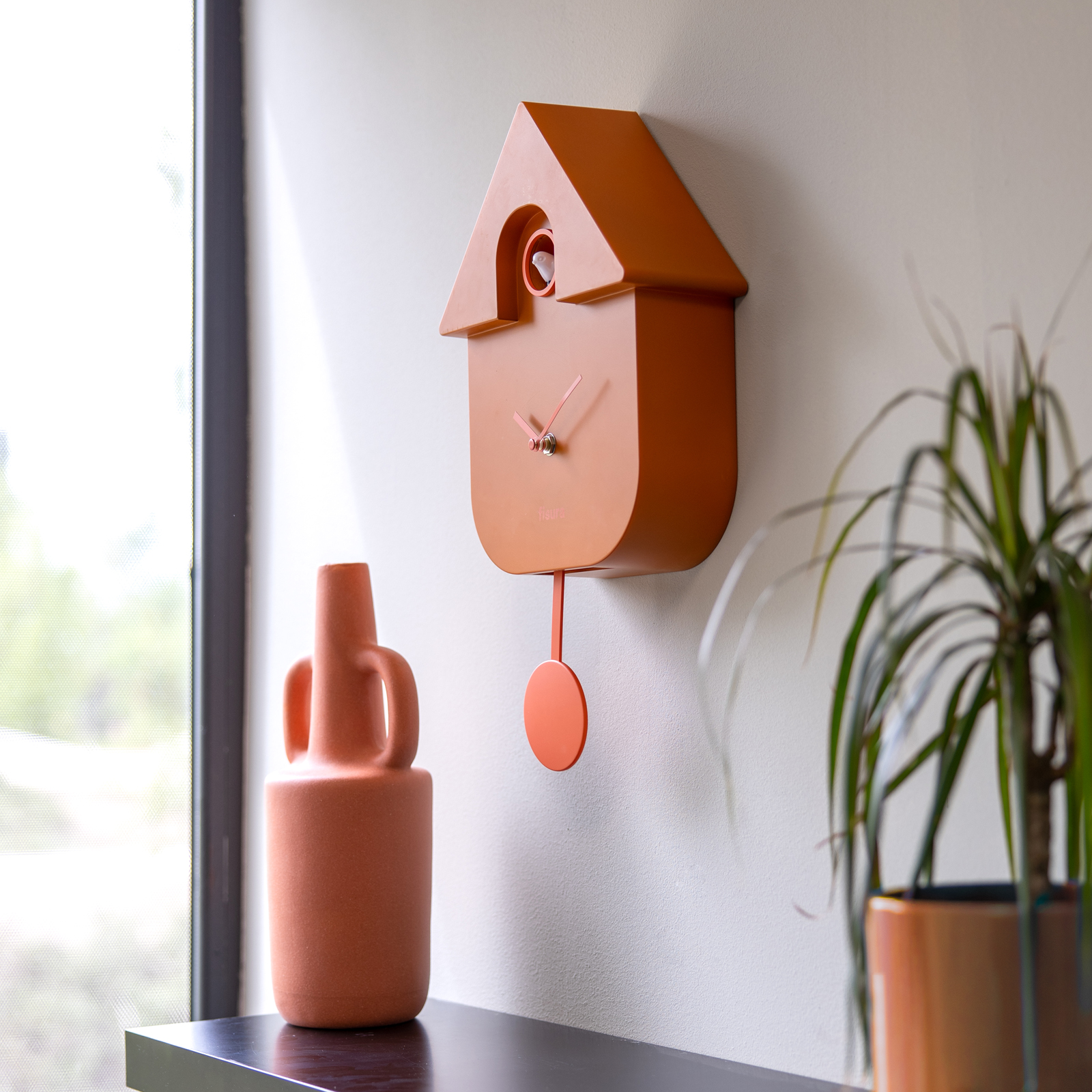 CUCKOO CLOCK - terracotta 