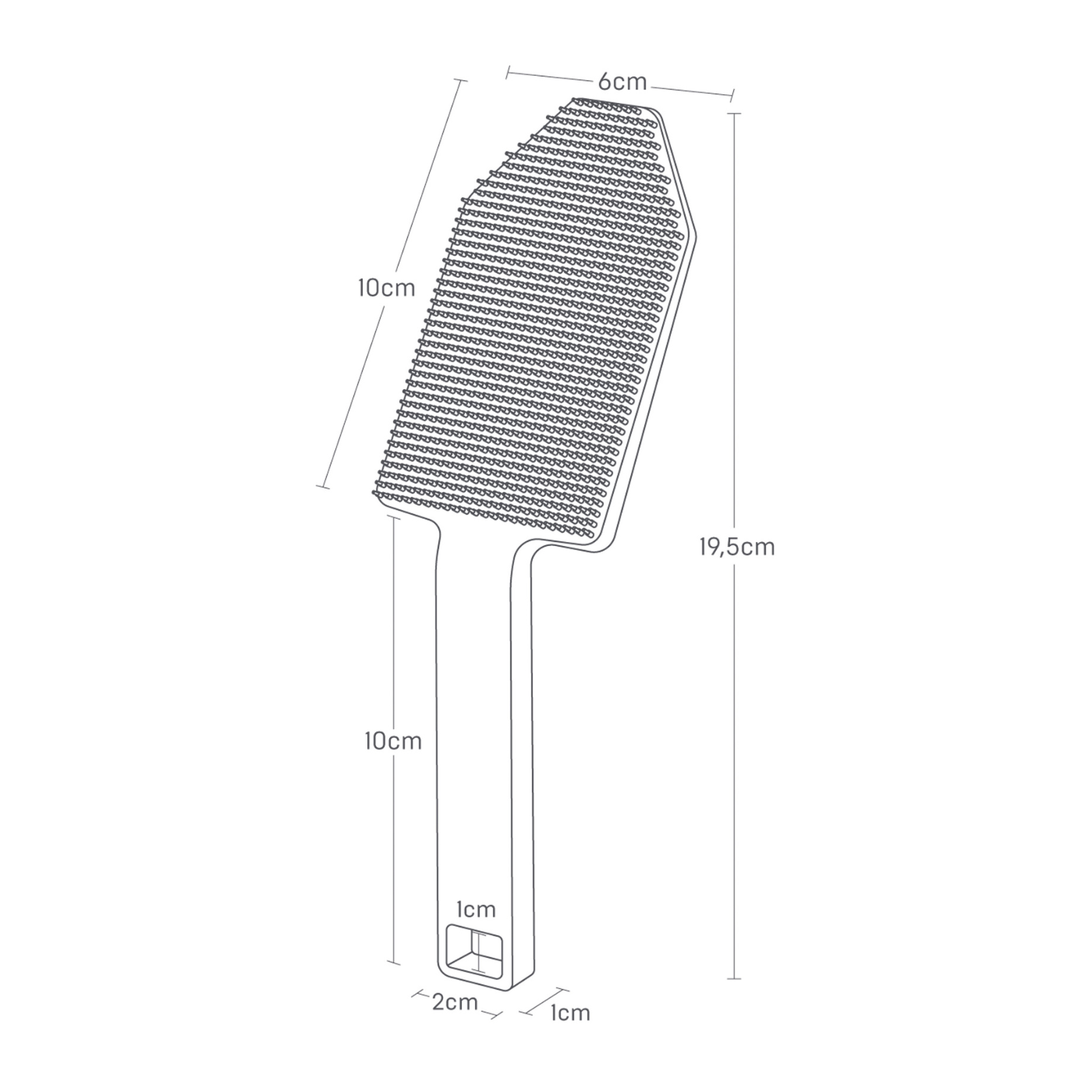 Magnetischer Silikonschwamm TOWER weiss 