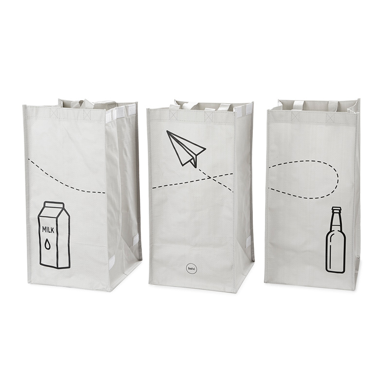 Recycling-Taschen TIDY TRASH 3er Set 