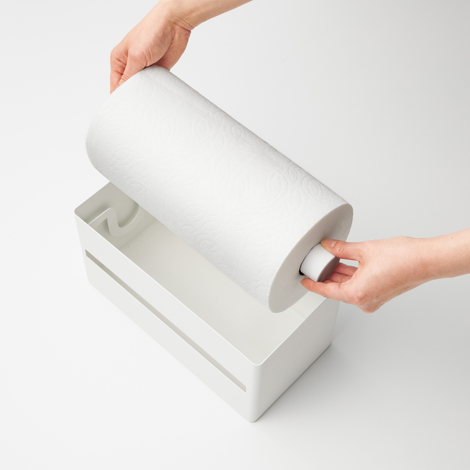 RIN Küchenrollenhalter weiss