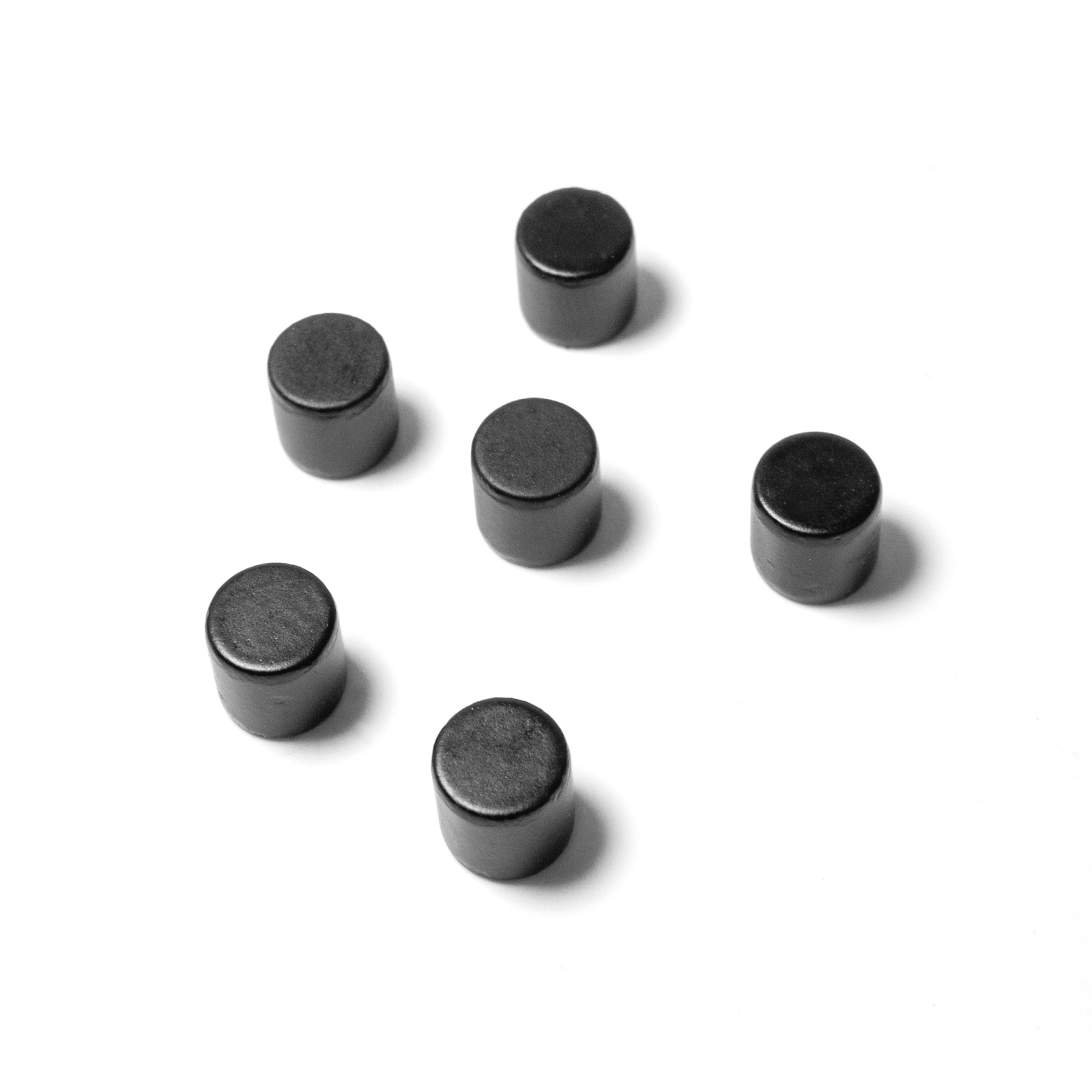 Magnete BOLT 6er Set schwarz 