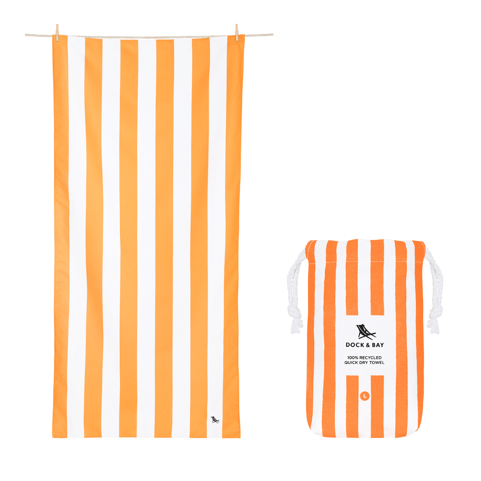 Towel CABANA XL orange 