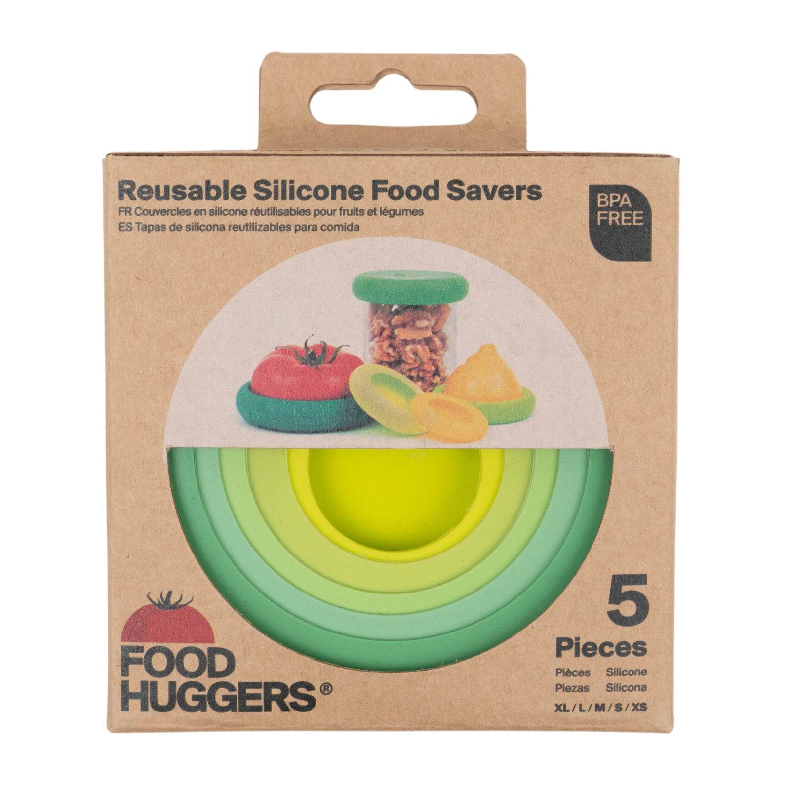 Food Huggers set de 5 Sage Green 