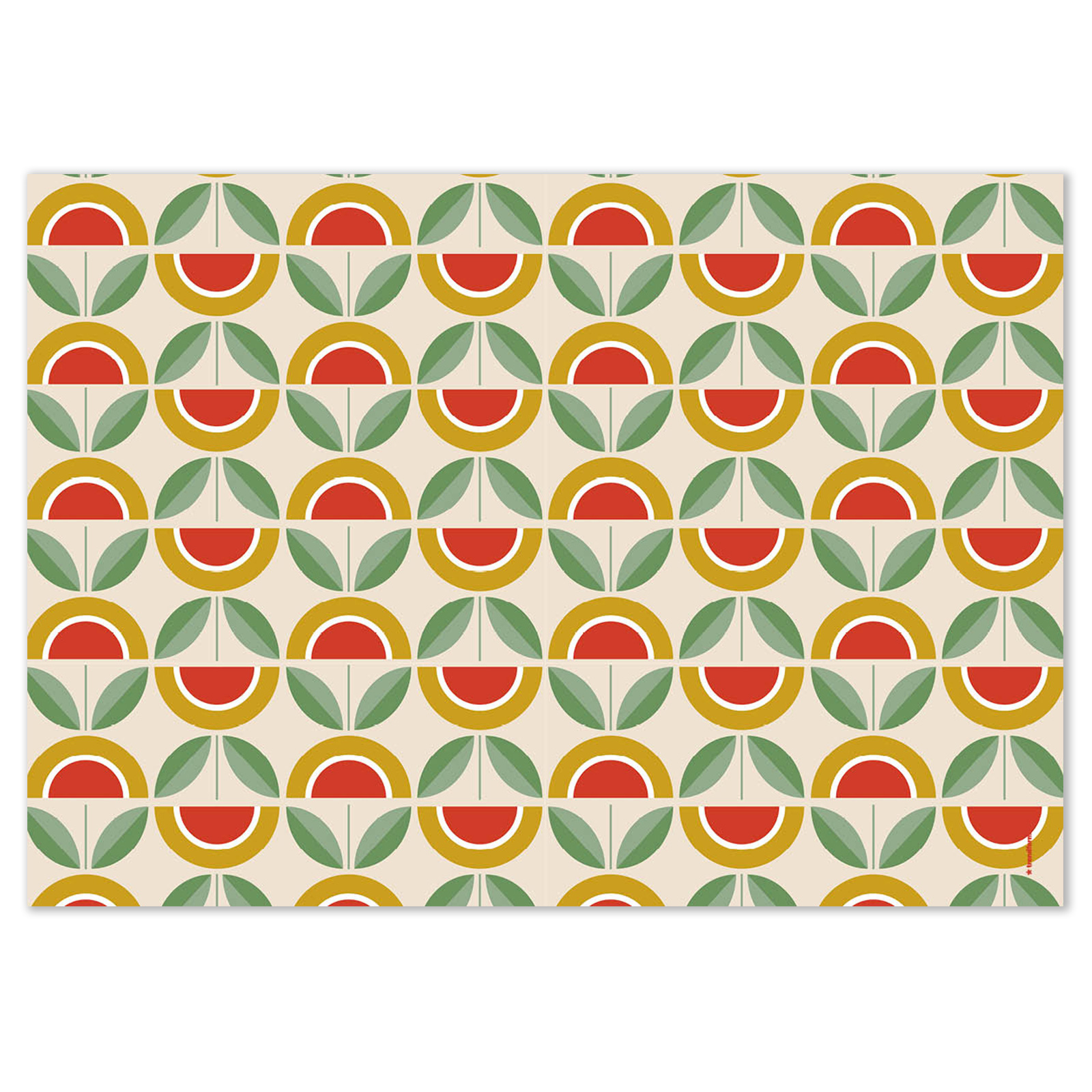 Paper placemat GROOVY KITCHEN 4 x 12 sheets
