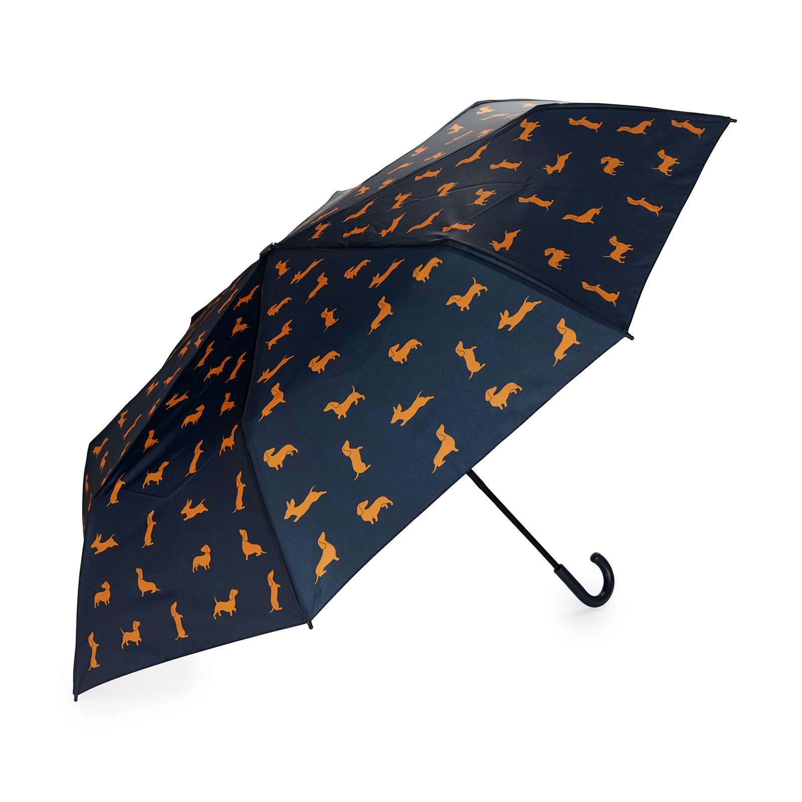 Schirm TECKEL schwarz mit Cover