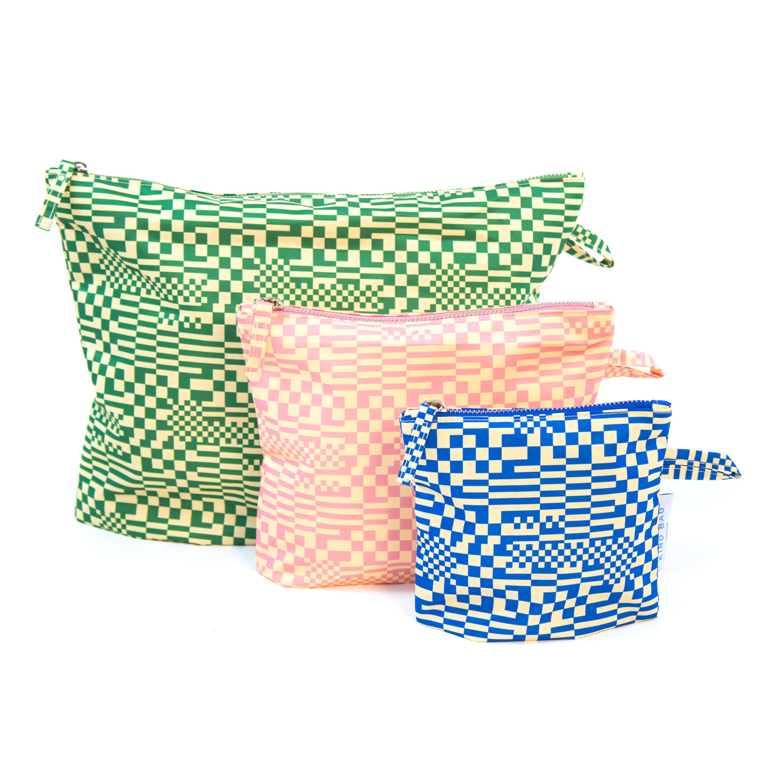 Pouches 3-Pack Trippy Checkerb. 