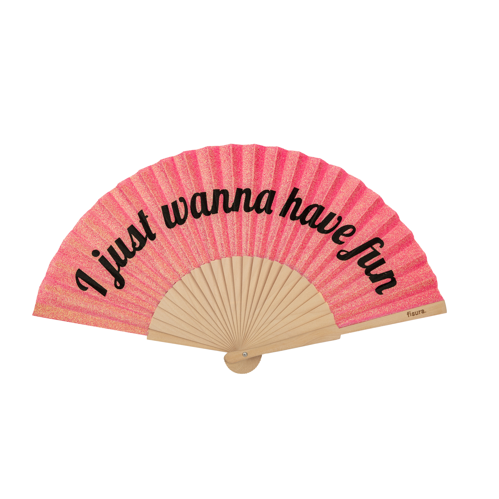 Handfächer I JUST WANNA HAVE FUN