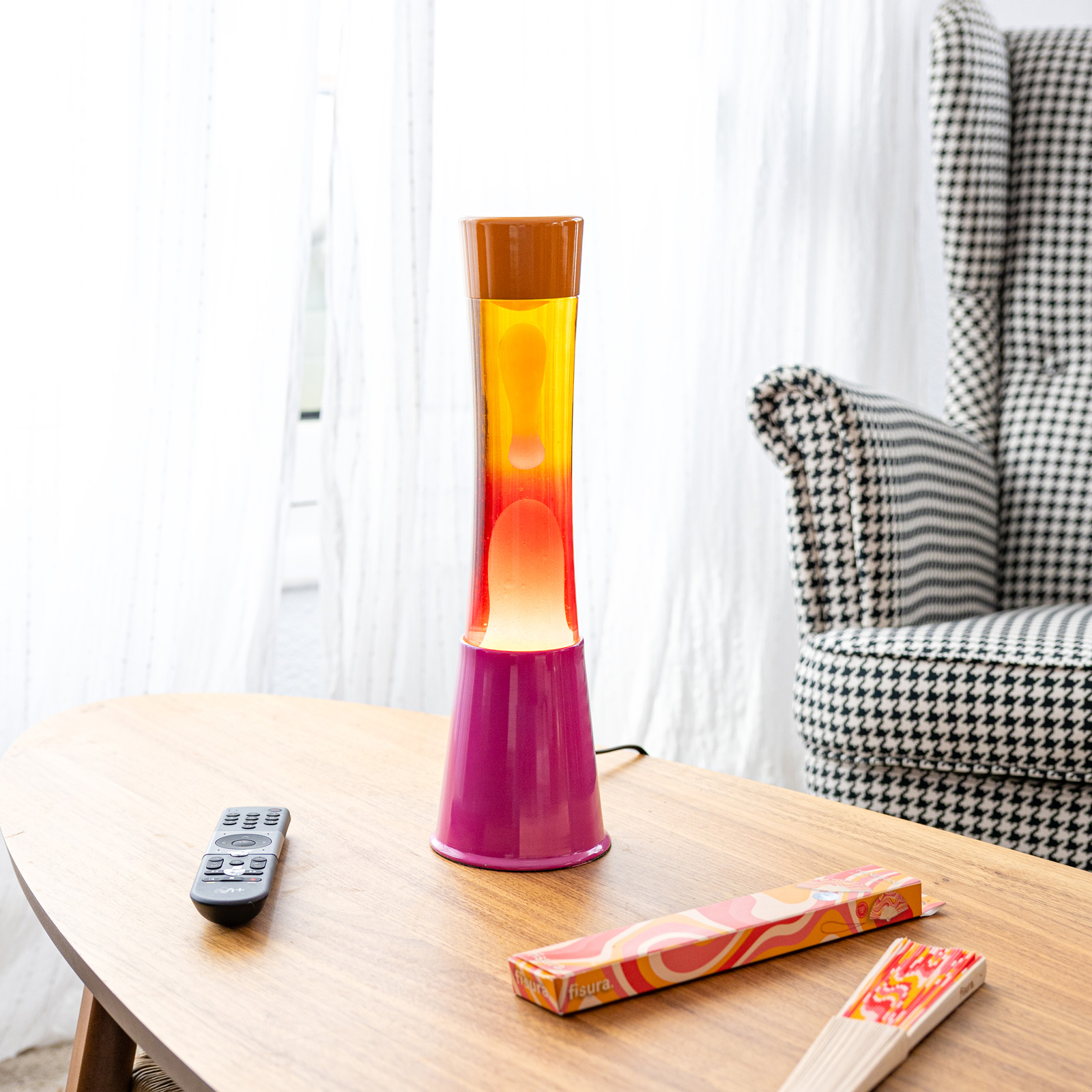 Lava Lamp TOWER pink & orange gradient 