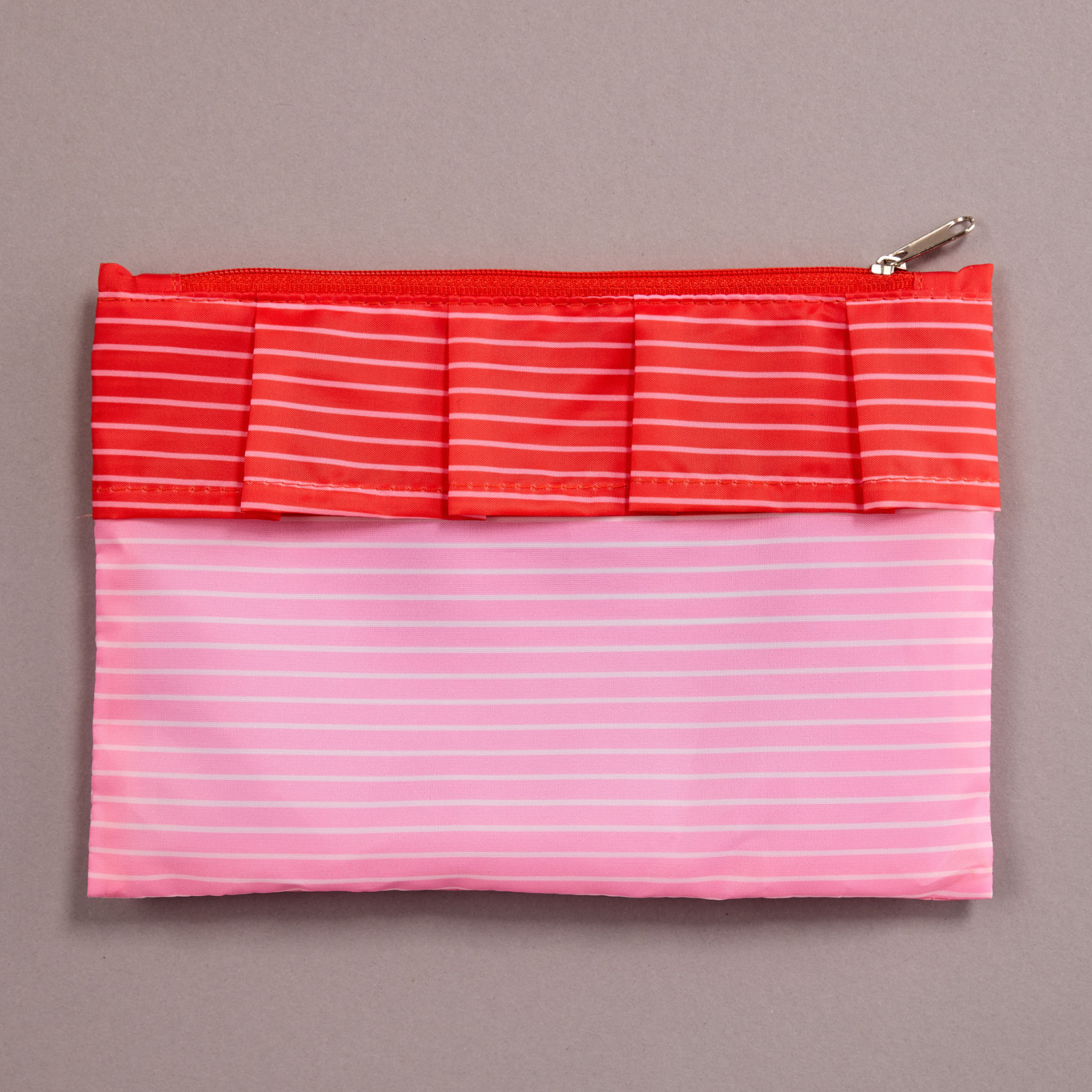 Tasche Volant STRIPES PINK-RED 