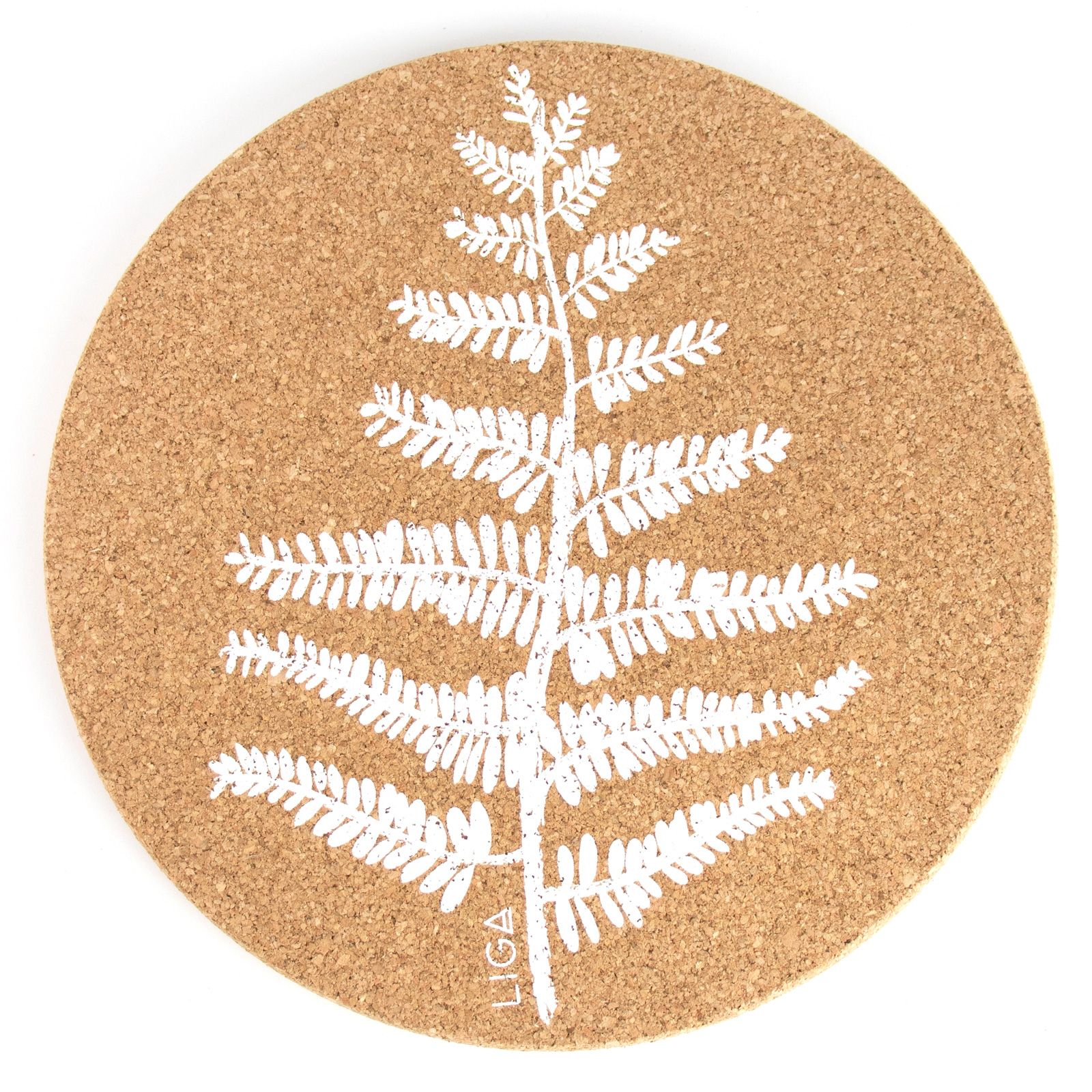 Set de table/dessous-plat CORK FERN Ø25cm