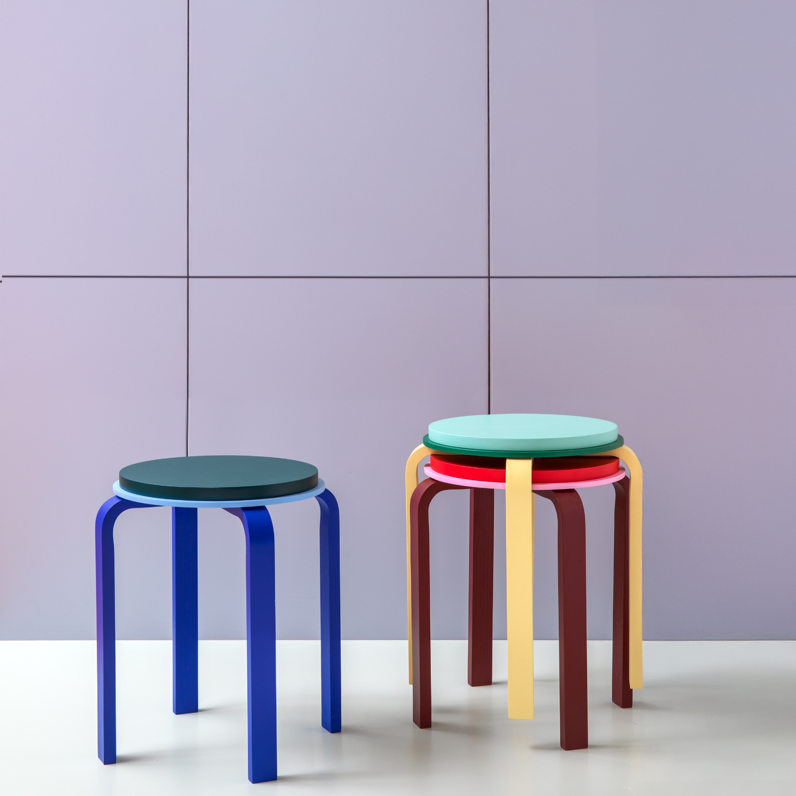 Tabouret Max blue 