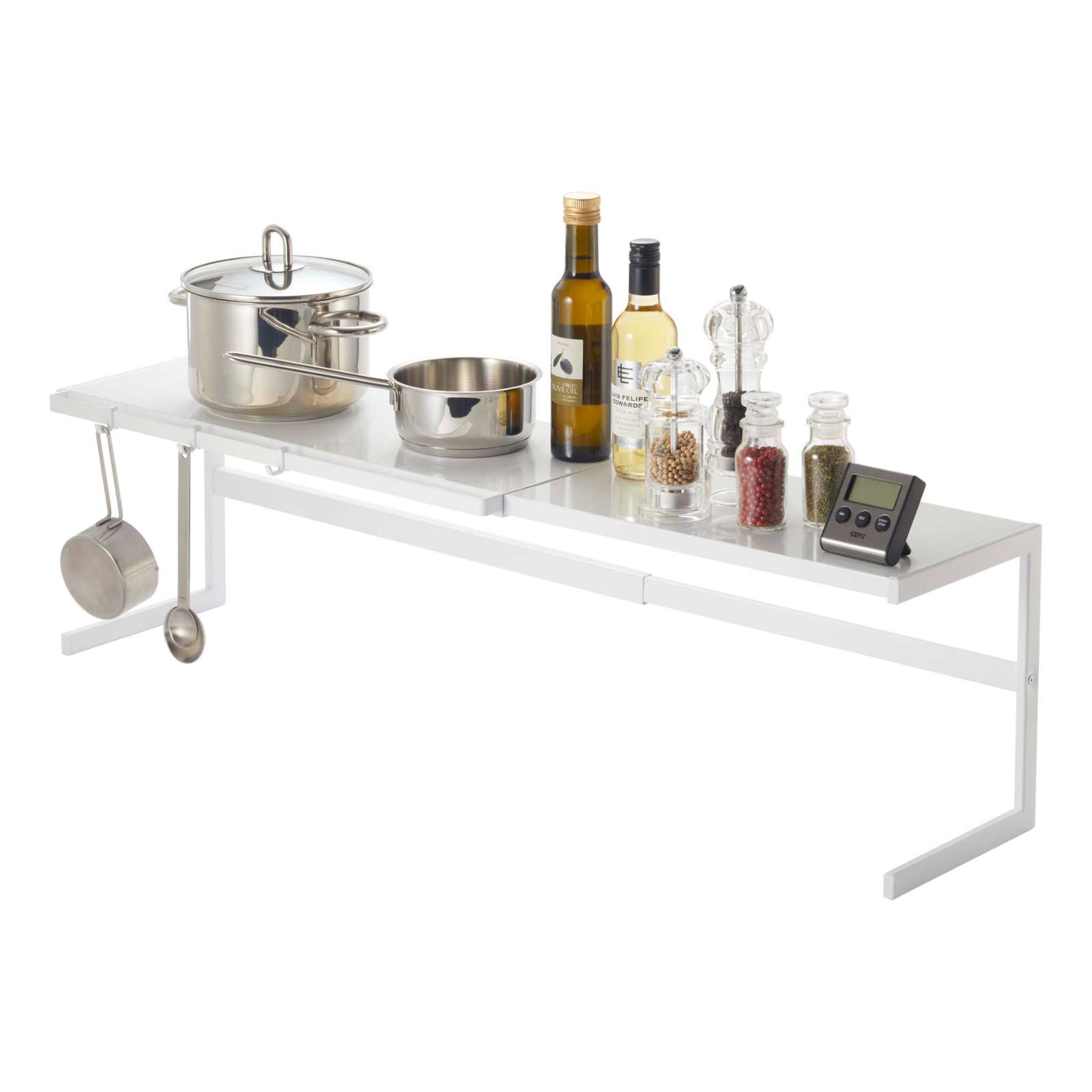 Support de cuisine extensible TOWER blanc