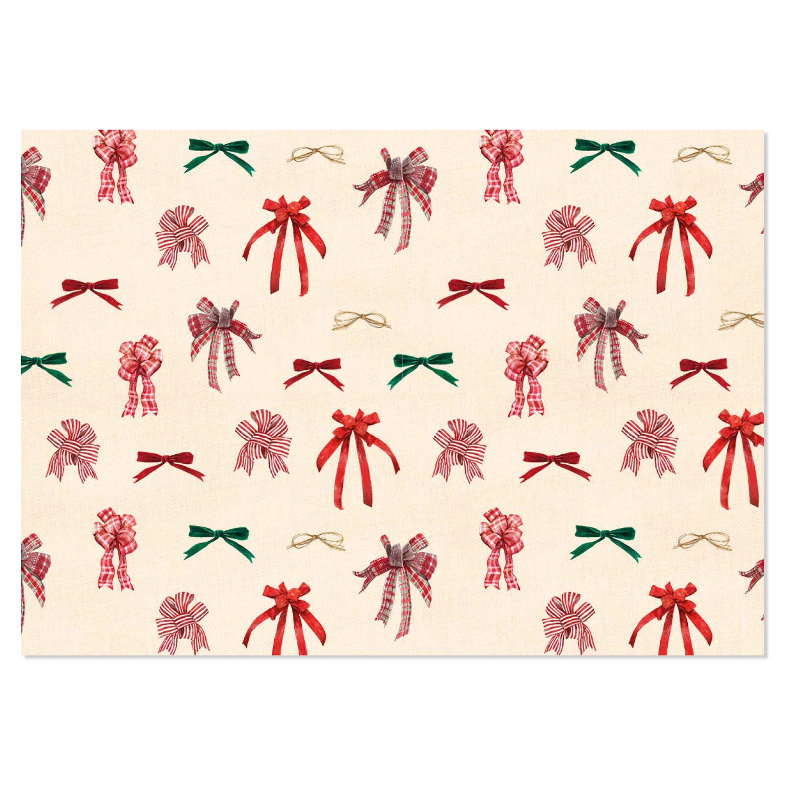 Papiertischset DECEMBER 4 Sujets à 12 Blatt