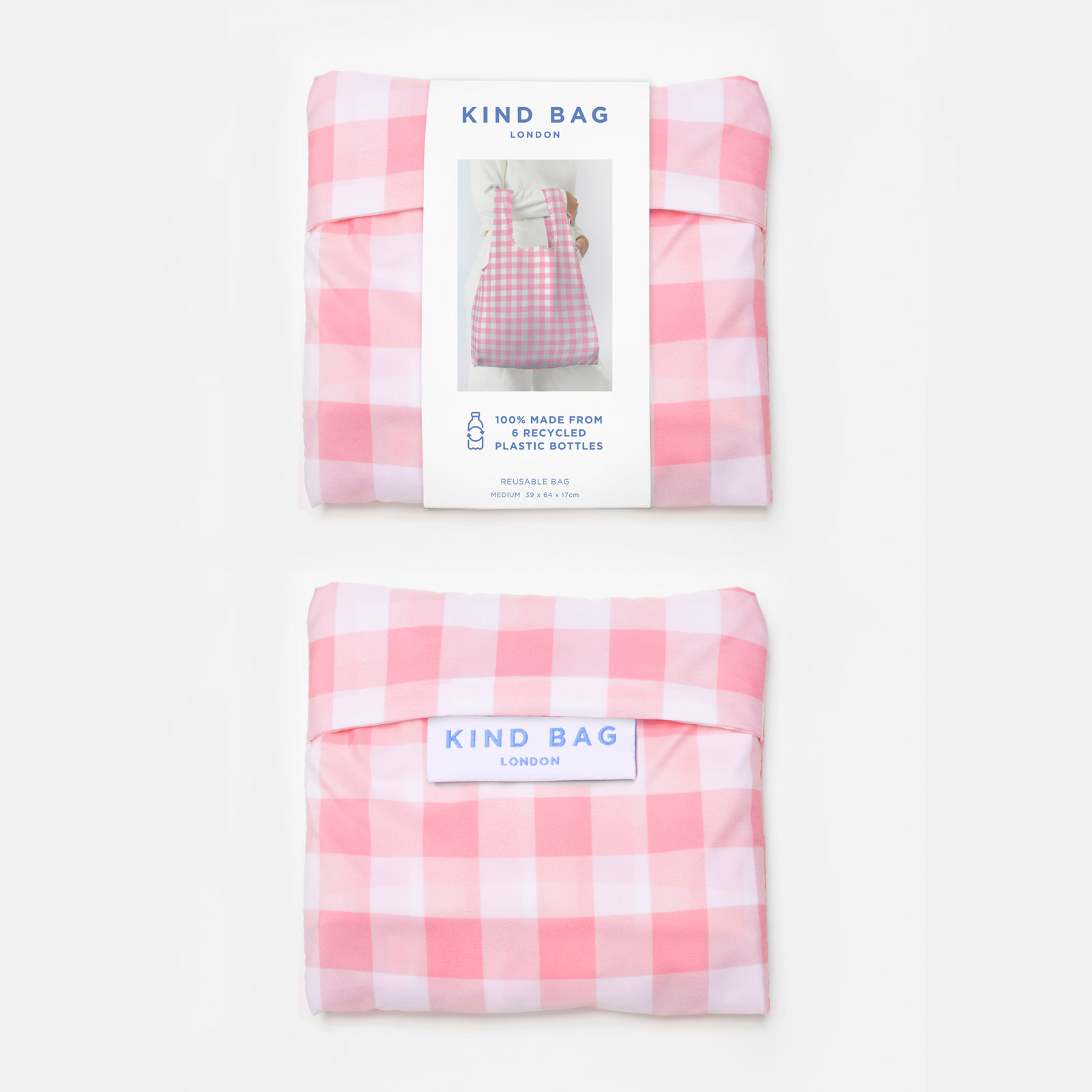 Medium Bag Pink Gingham 