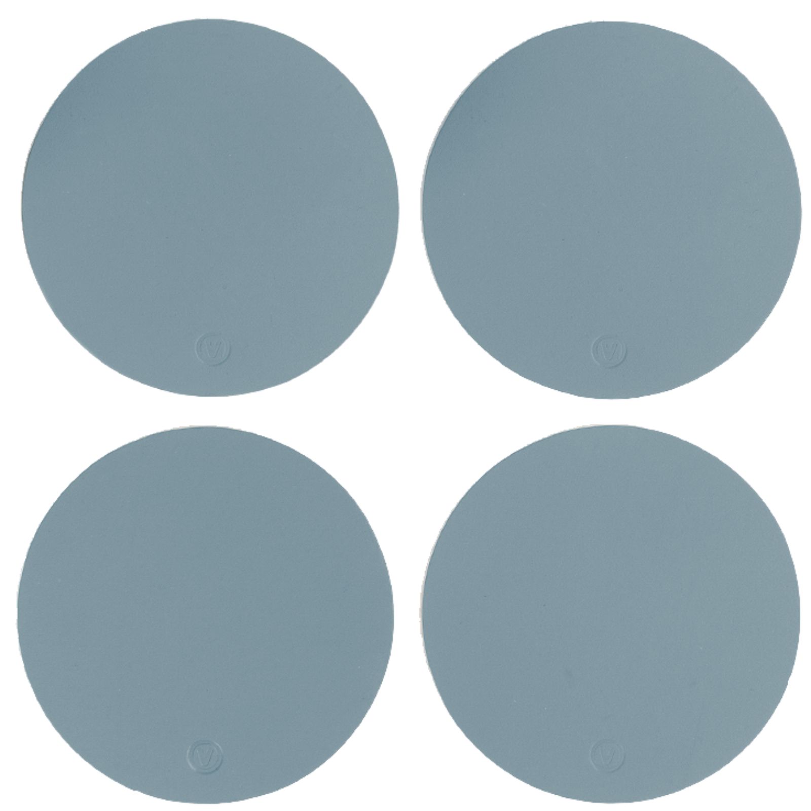 Ruca Round Coasters (x4) Blue