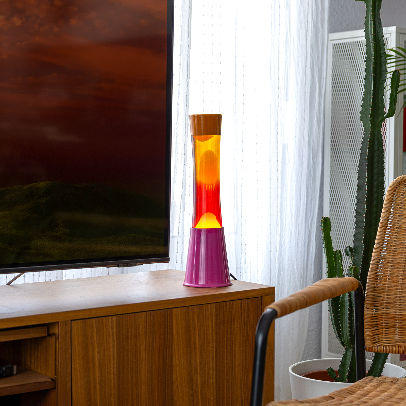 Lava Lamp TOWER pink & orange gradient 