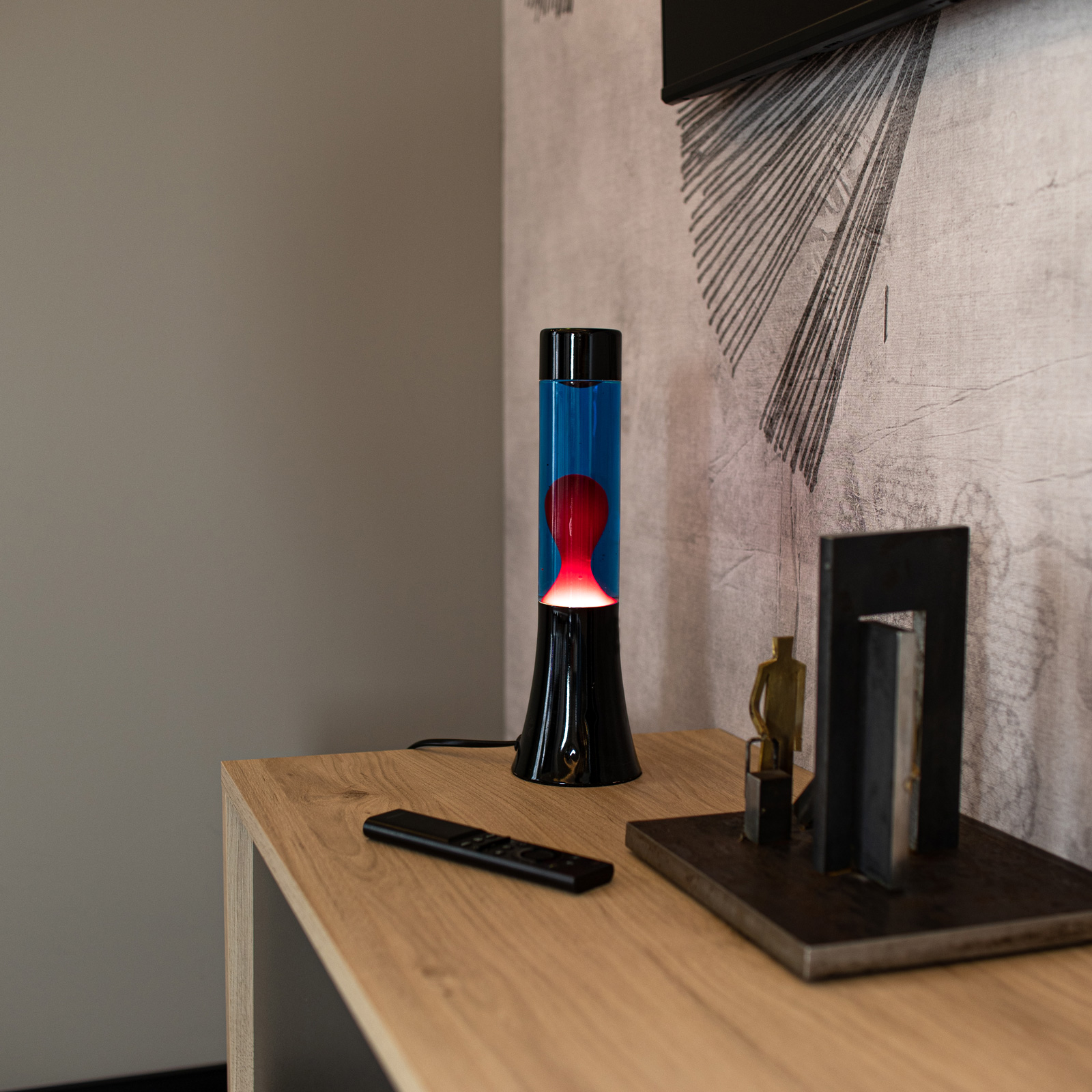 Lava Lamp MINI red & blue 