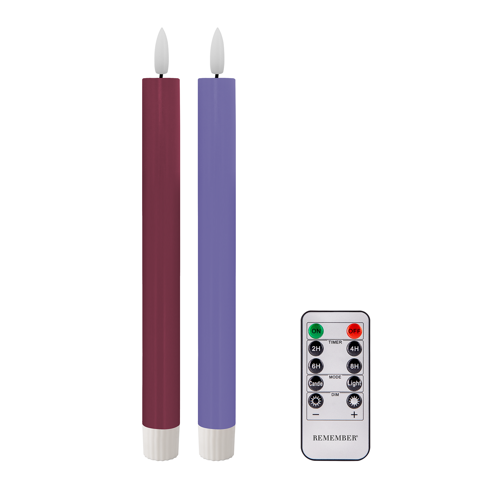 LED Stabkerzen-Set Tore 2er Set