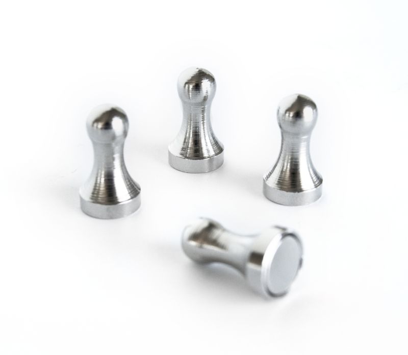 Superstrong magnets HULK set of 4 silver 