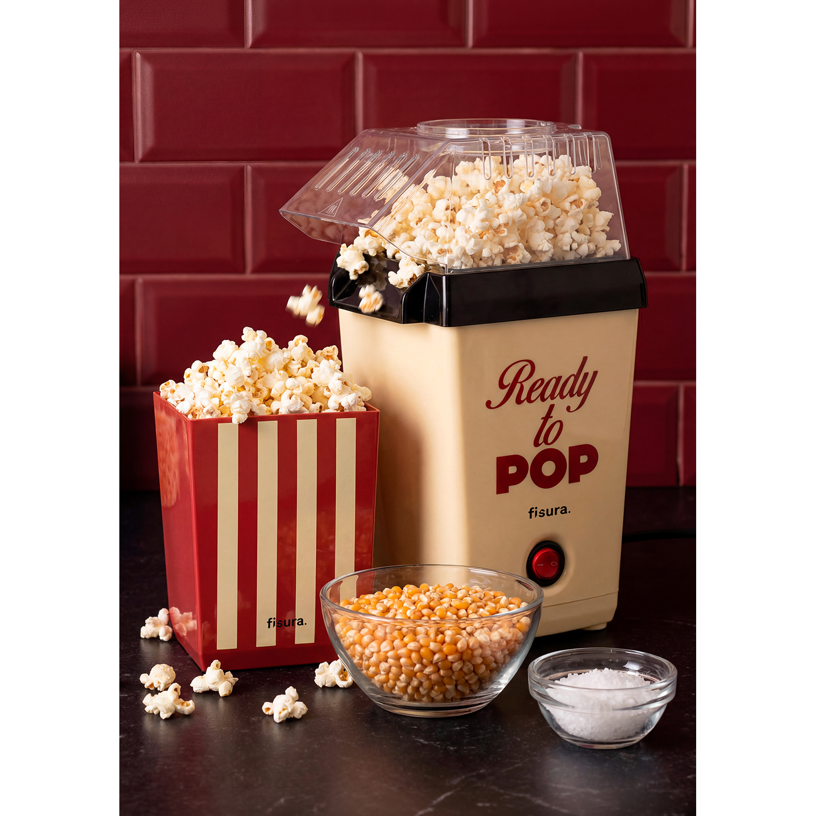 Popcorn maker READY TO POP