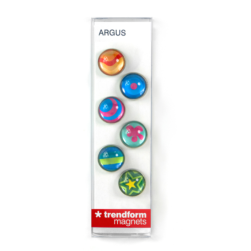 Bouton magnétique ARGUS set de 6  