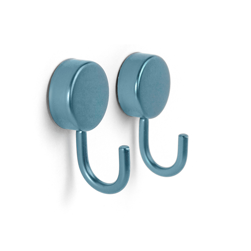 Magnetic hook PORTA set of 2 blue 