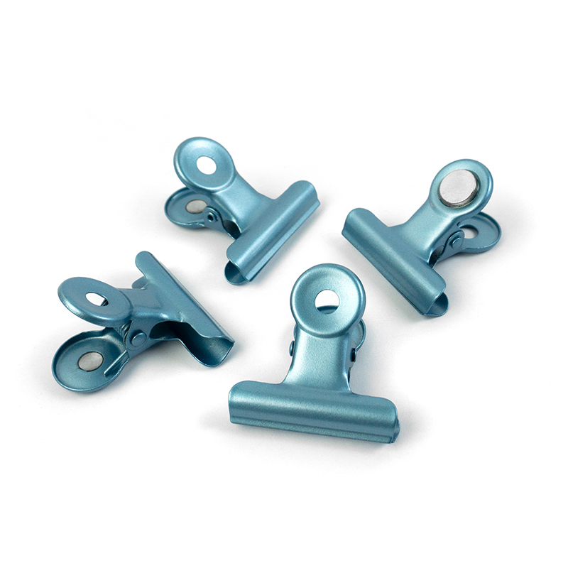 Magnetic clip GRAFFA set of 4 blue