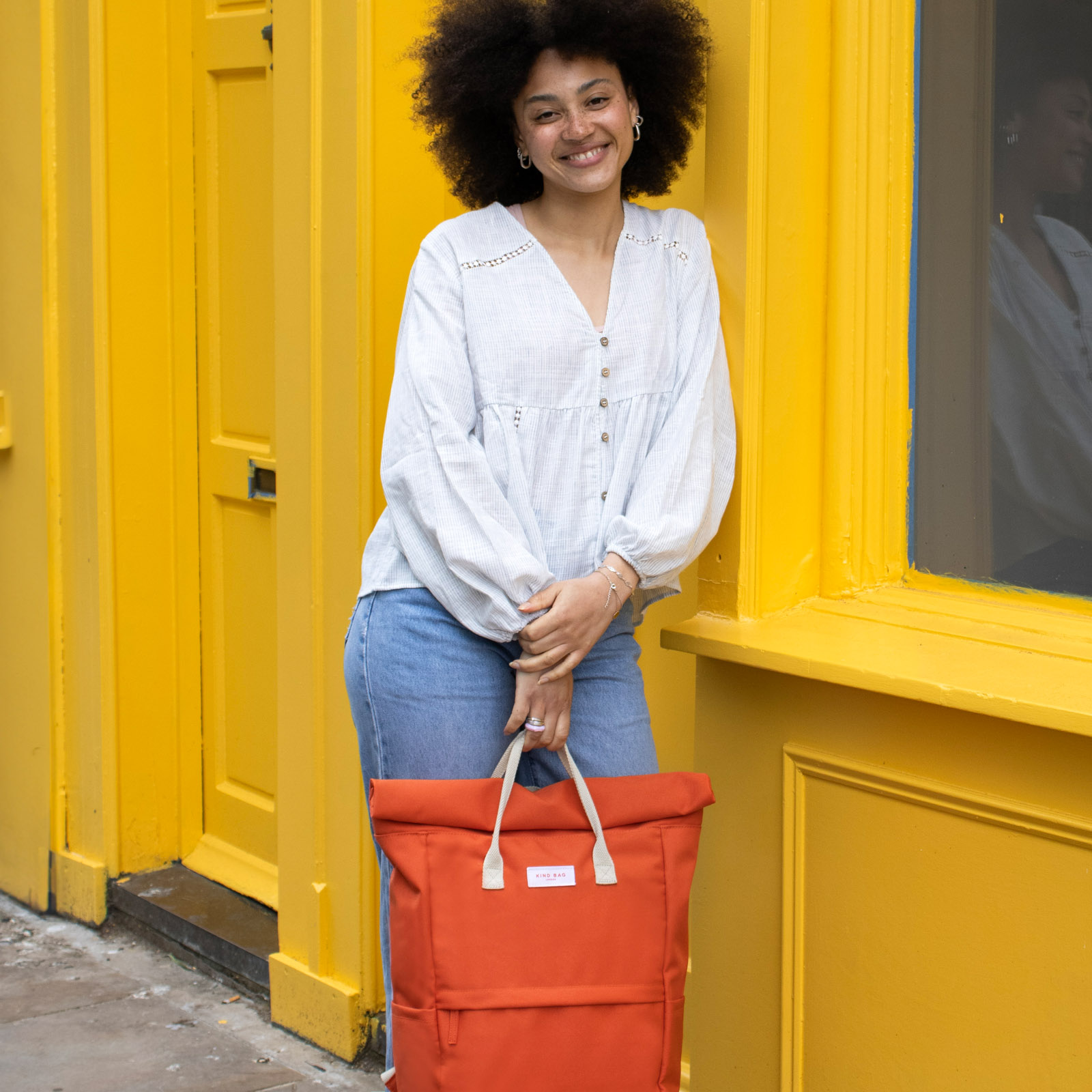 Large Backpack Burnt Orange 