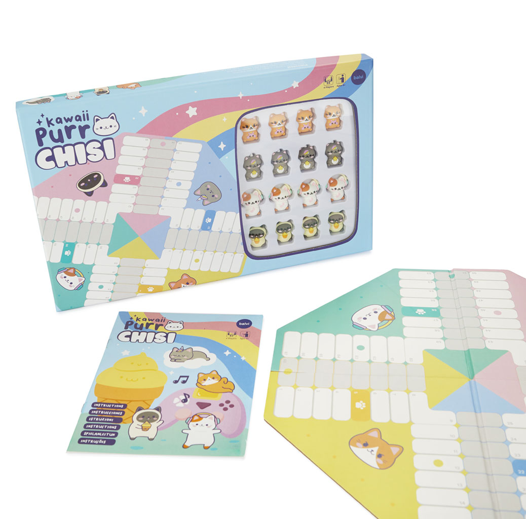 Jeu des petits chevaux KAWAII PURRCHISI 