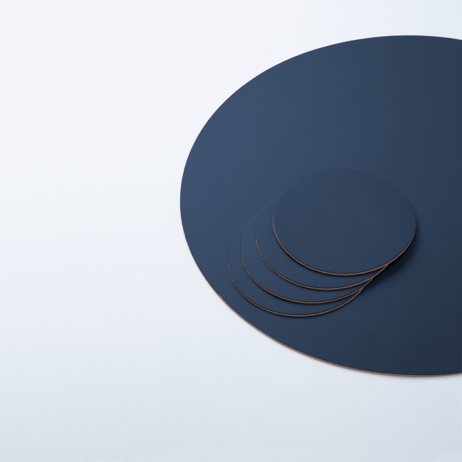 Ruca Round Coasters (x4) Petrol