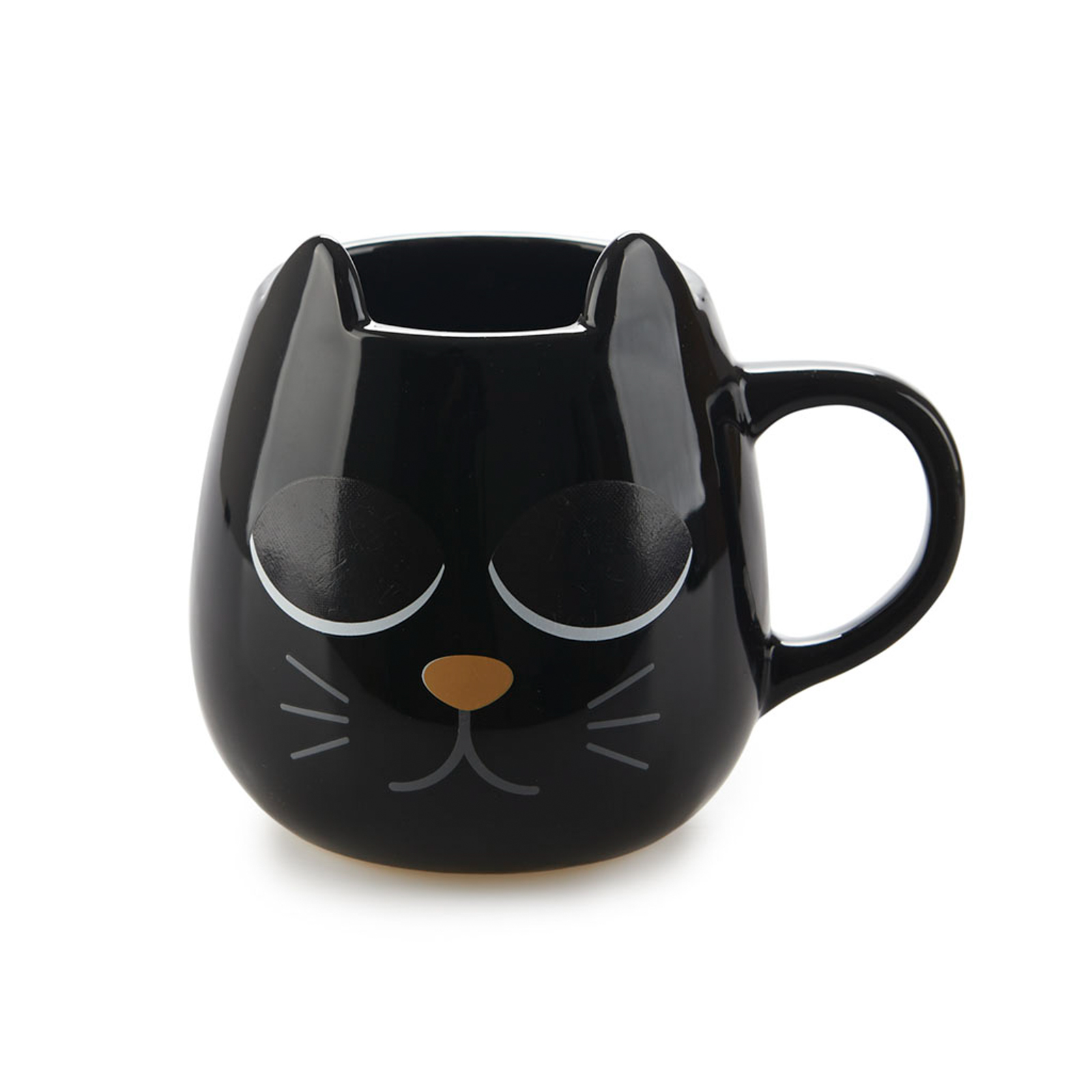 Tasse WAKE CAT schwarz 