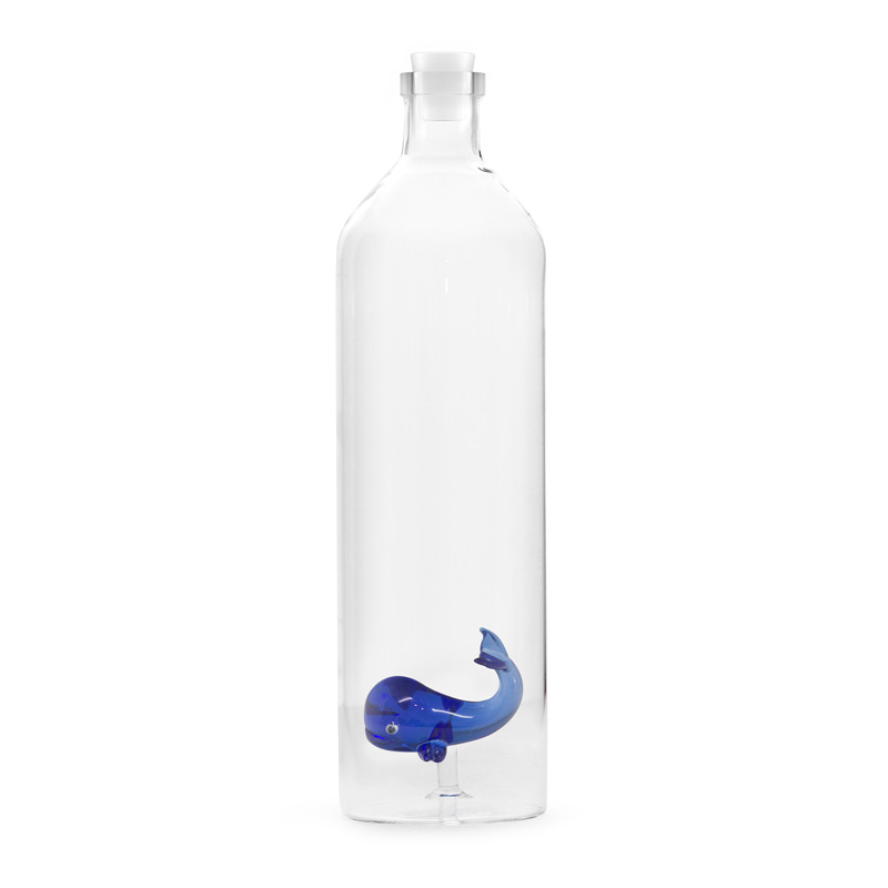 Glasflasche BLUE WHALE 1.2 l Borosilicate