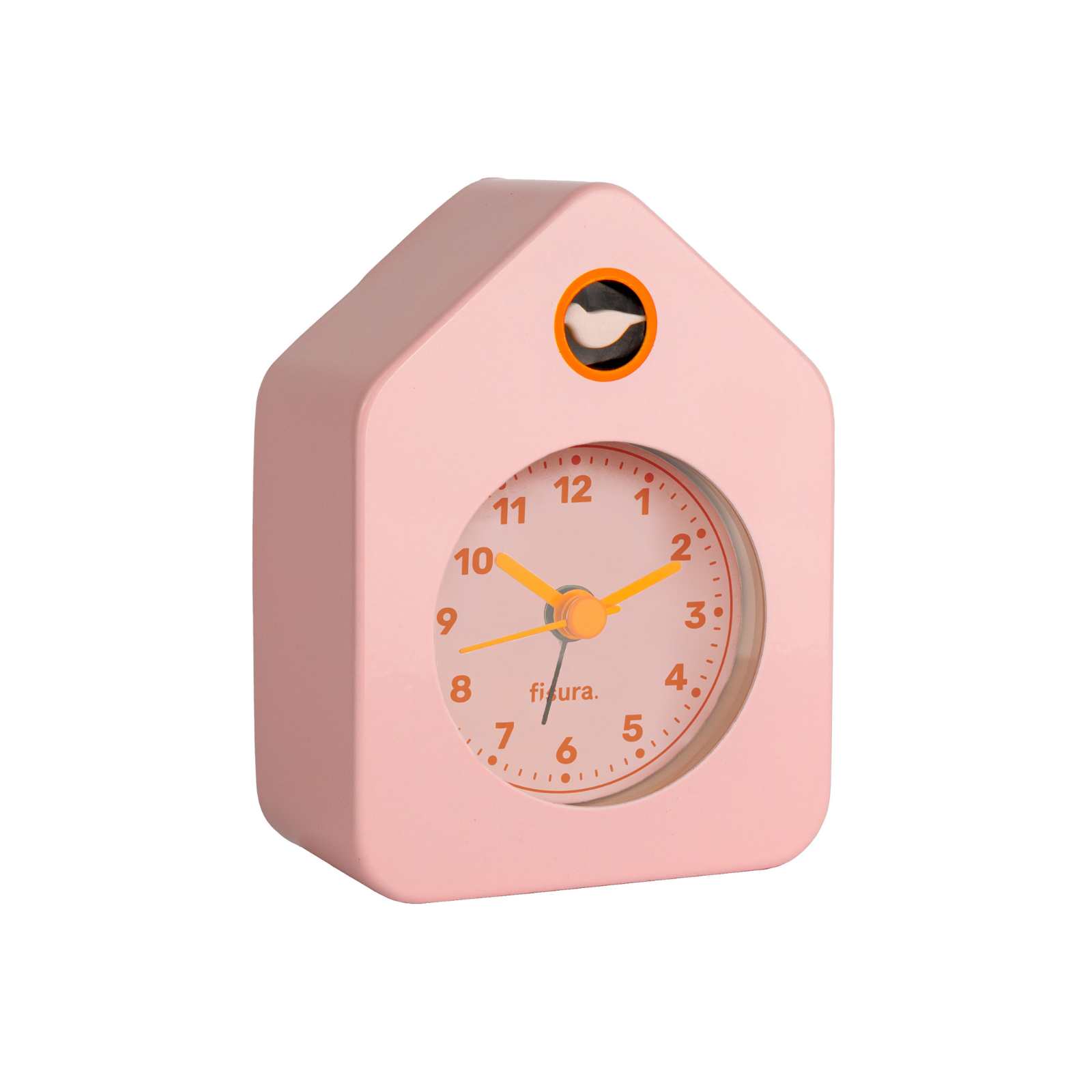 MINI HOUSE ALARM CLOCK pink 