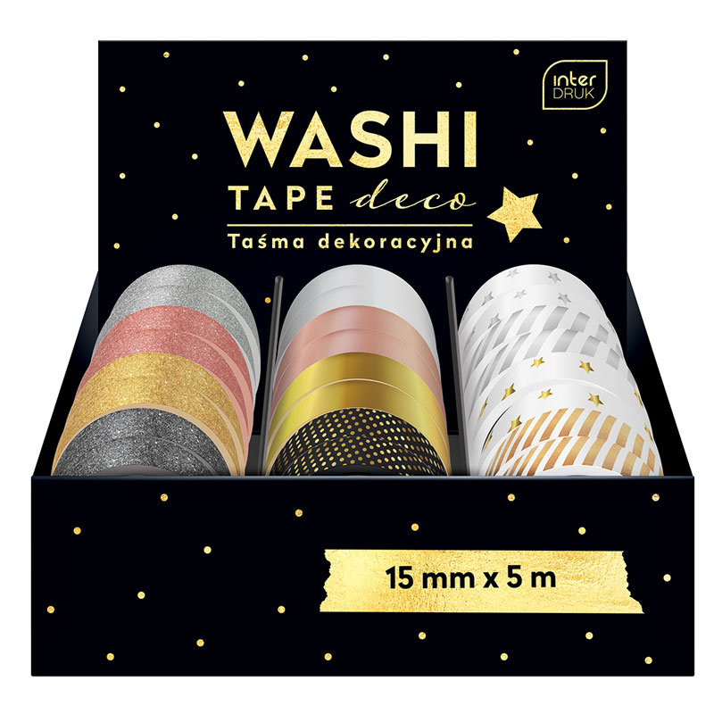 Washi Tape DECO Display à 24 Stück 