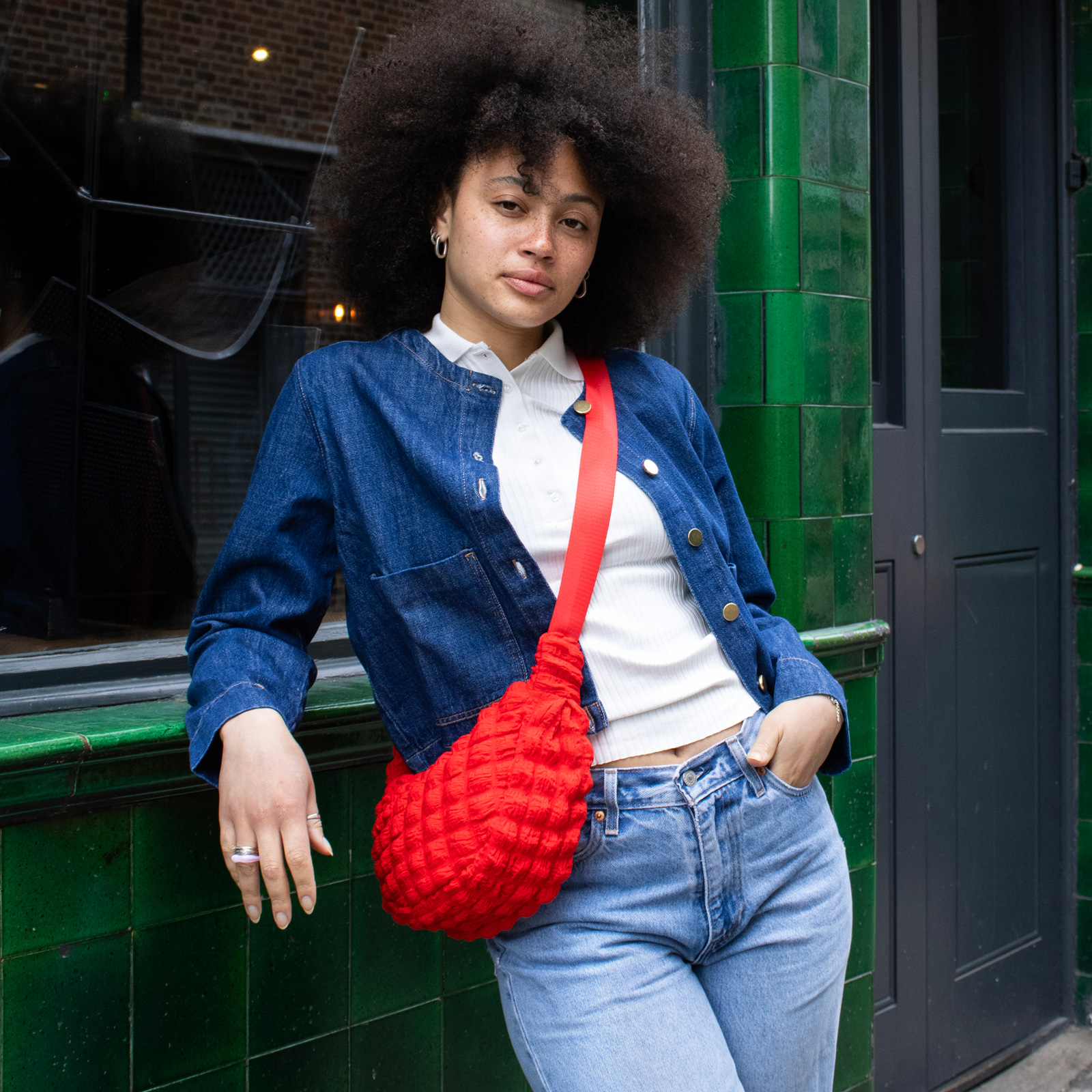 Cross Body Bag Red 