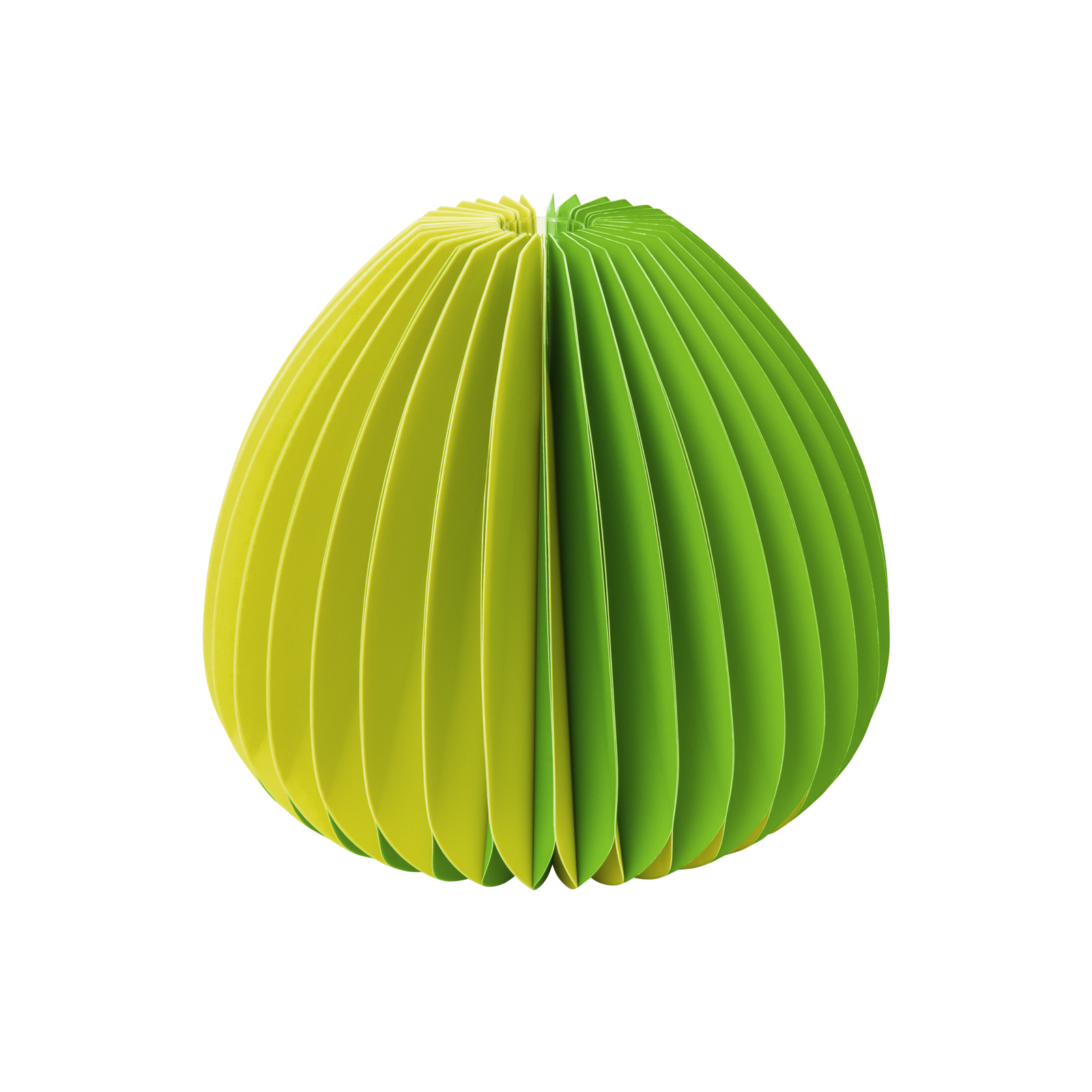 Papiervase Yuki green