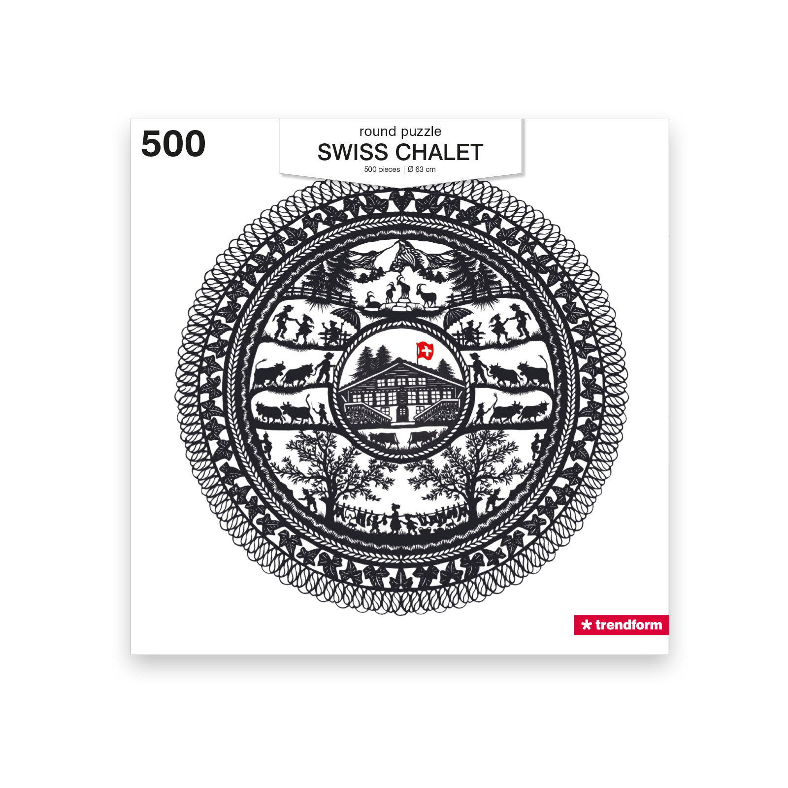 Puzzle 500 pcs SWISS CHALET