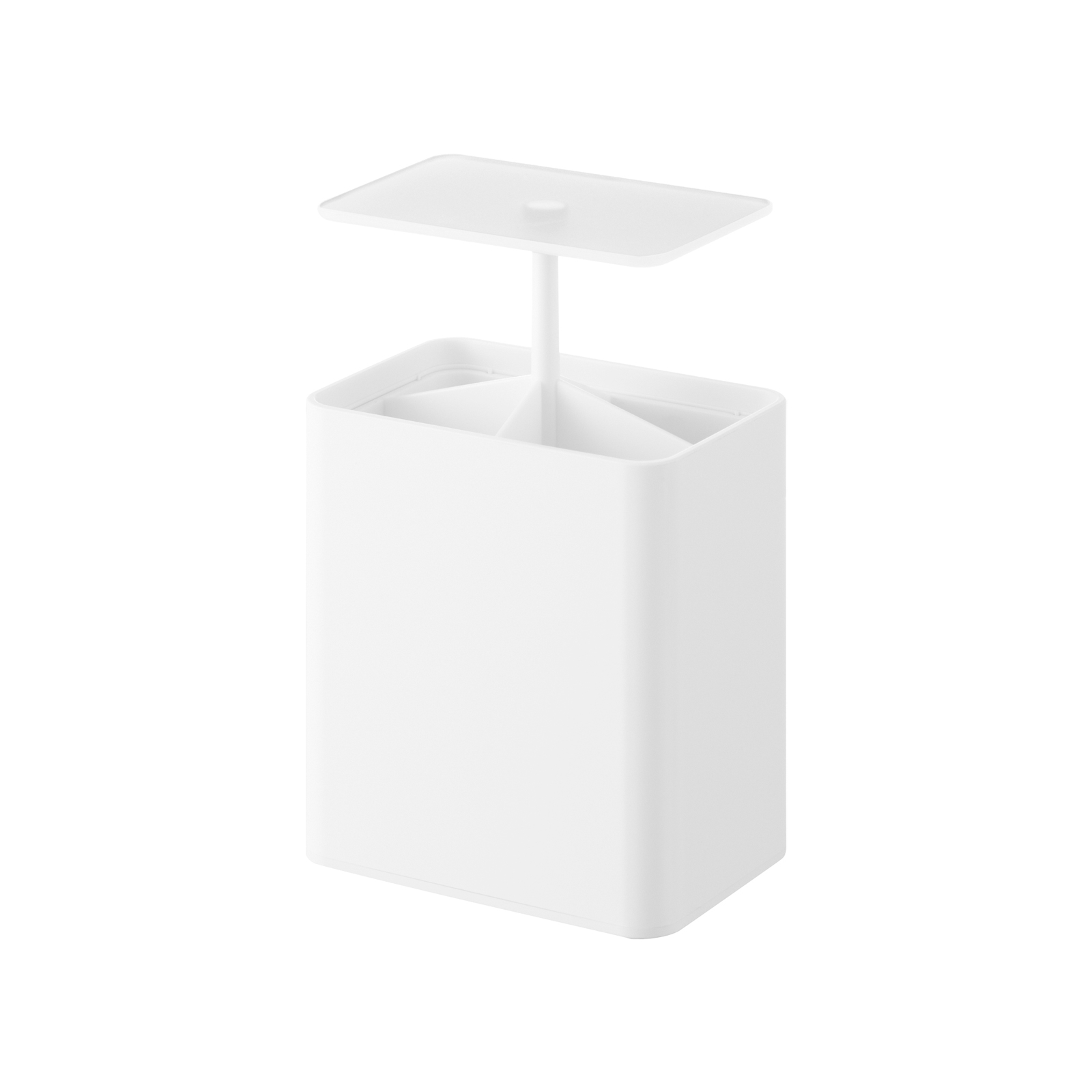 Aufbewahrungsbox mit Druckverschluss TOWER weiss