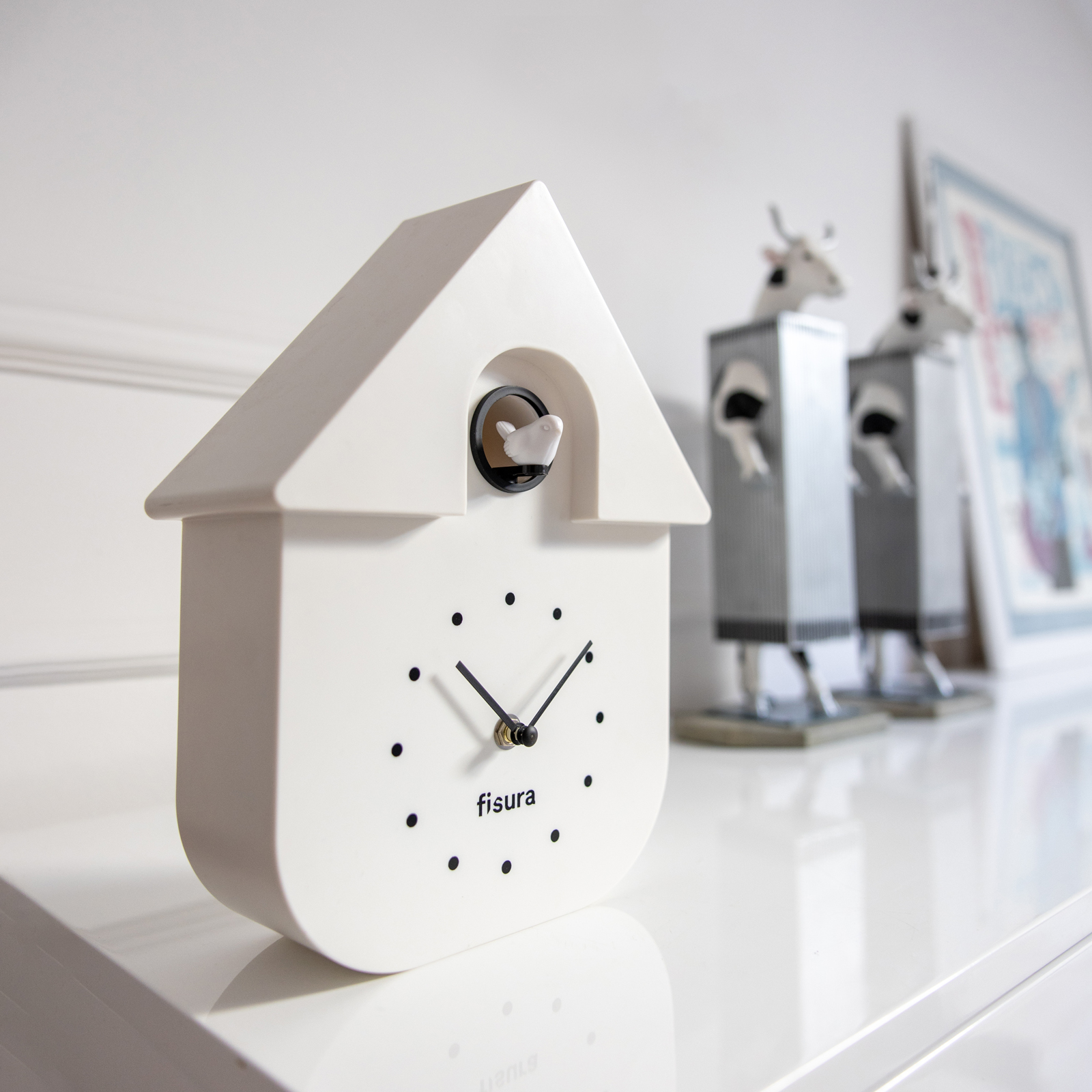 CUCKOO CLOCK - white 