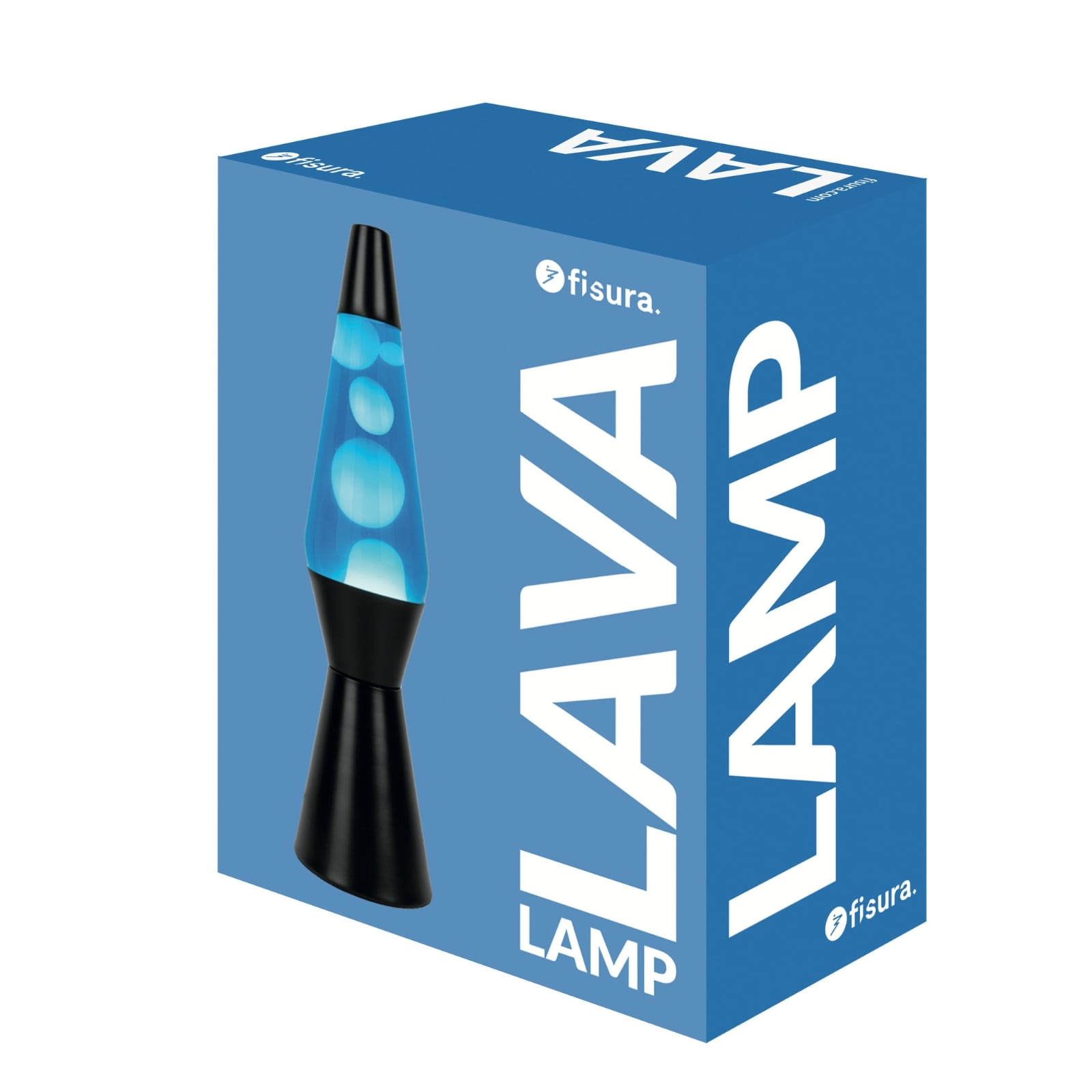 Lava Lamp BULLET blue 