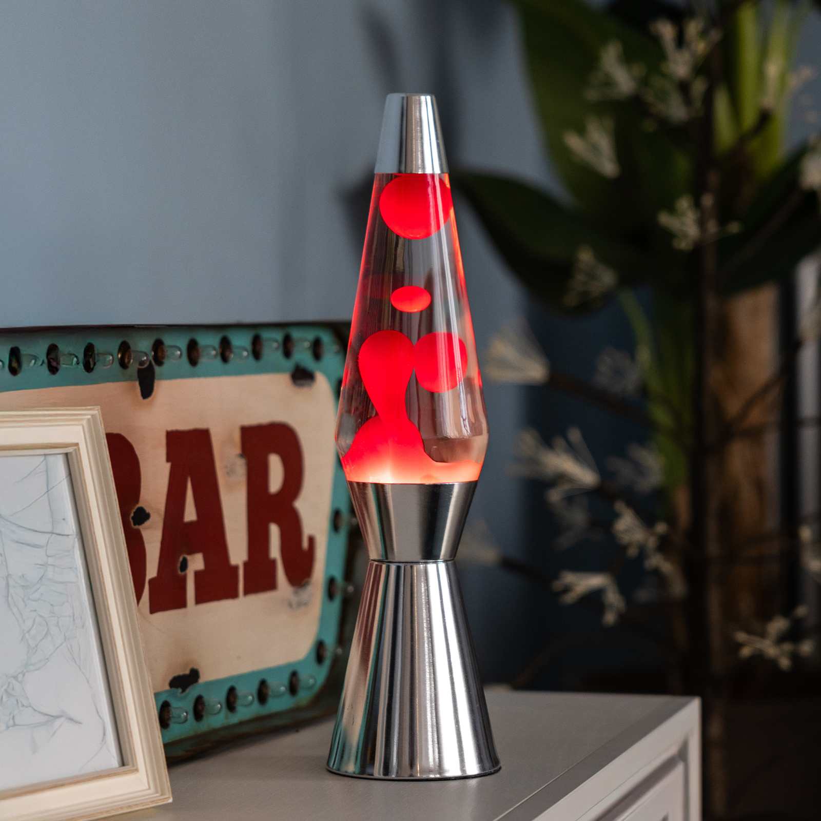 Lava Lamp BULLET red