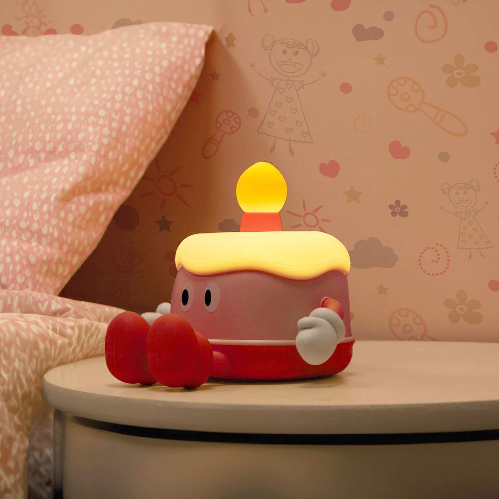 Cake night light lamp