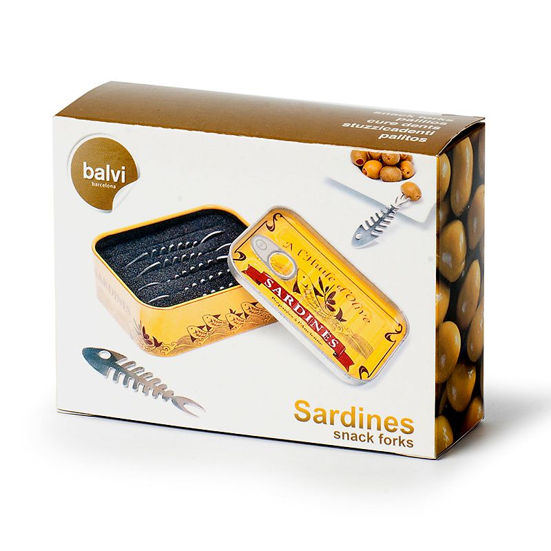 Party Forks SARDINES 6er assortiert 