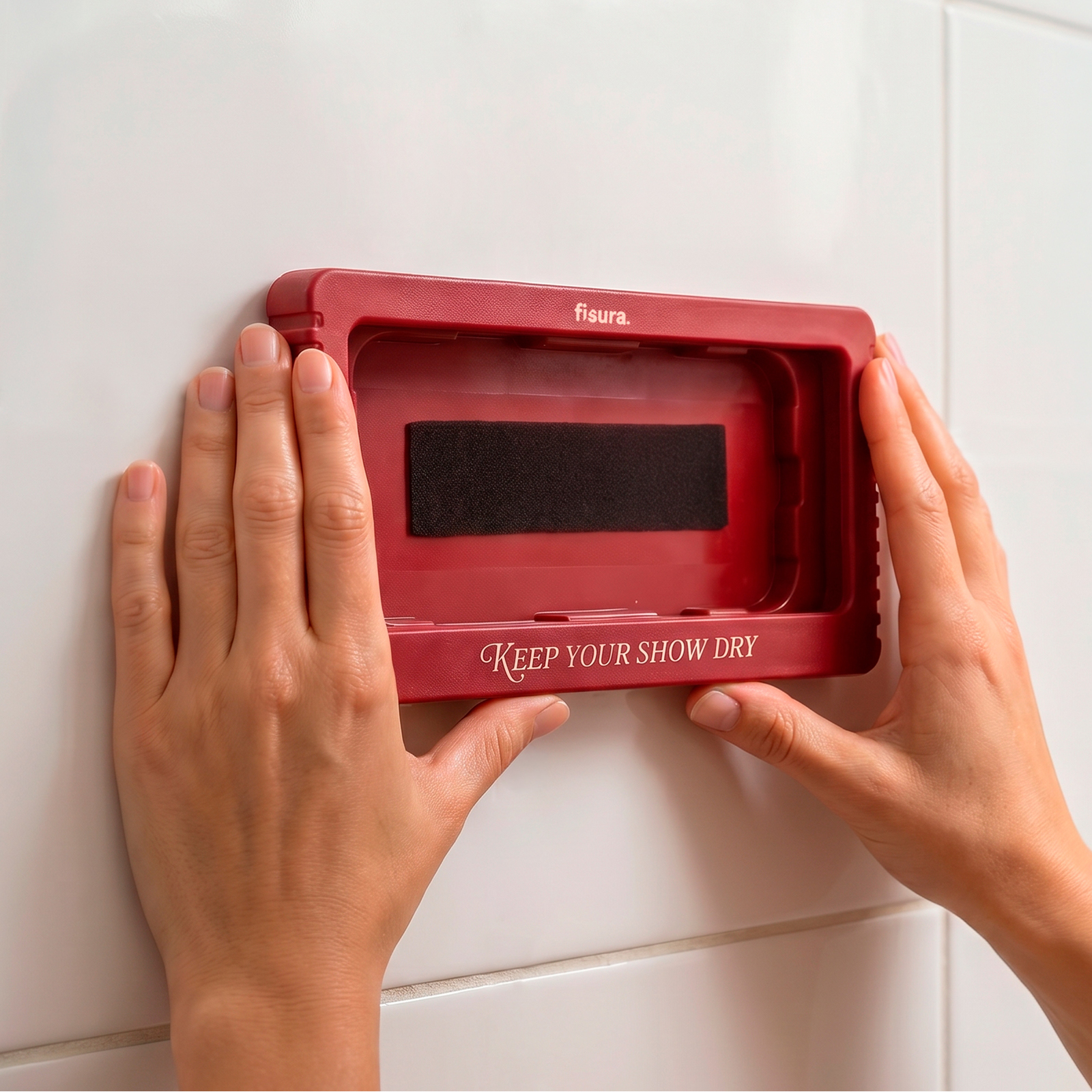 Phone wall holder KEEP YOUR SHOW DRY