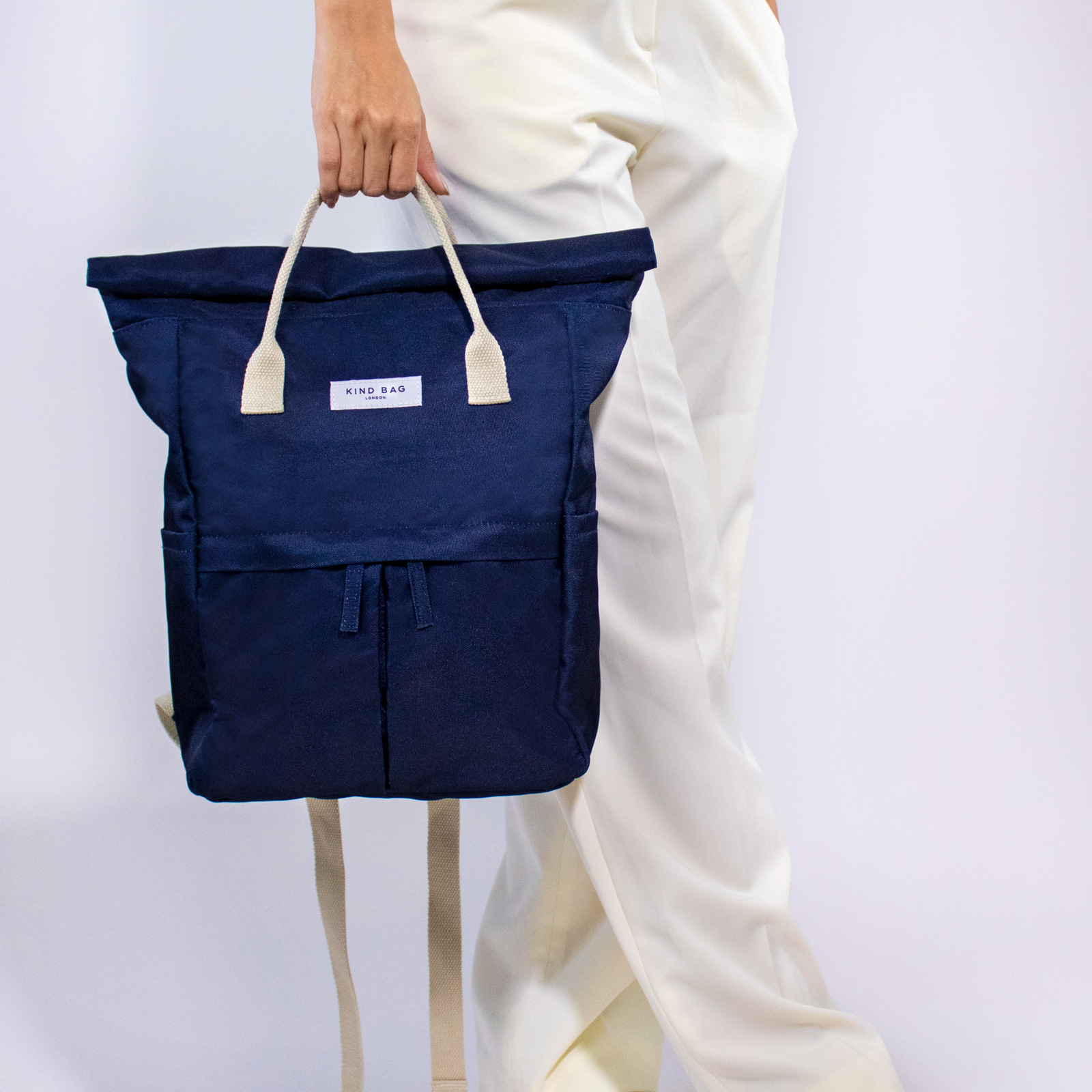 Medium Backpack Navy  