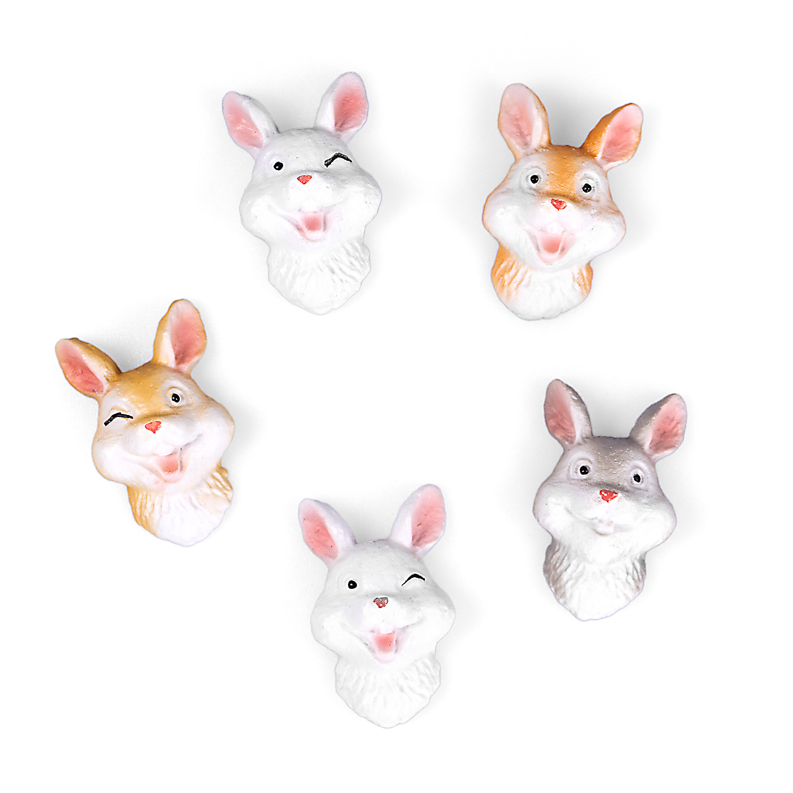 Magnete BUNNY 5er Set multicolor
