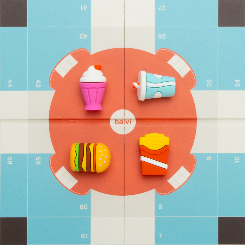 Jeu des petits chevaux LUDO'S DINER 